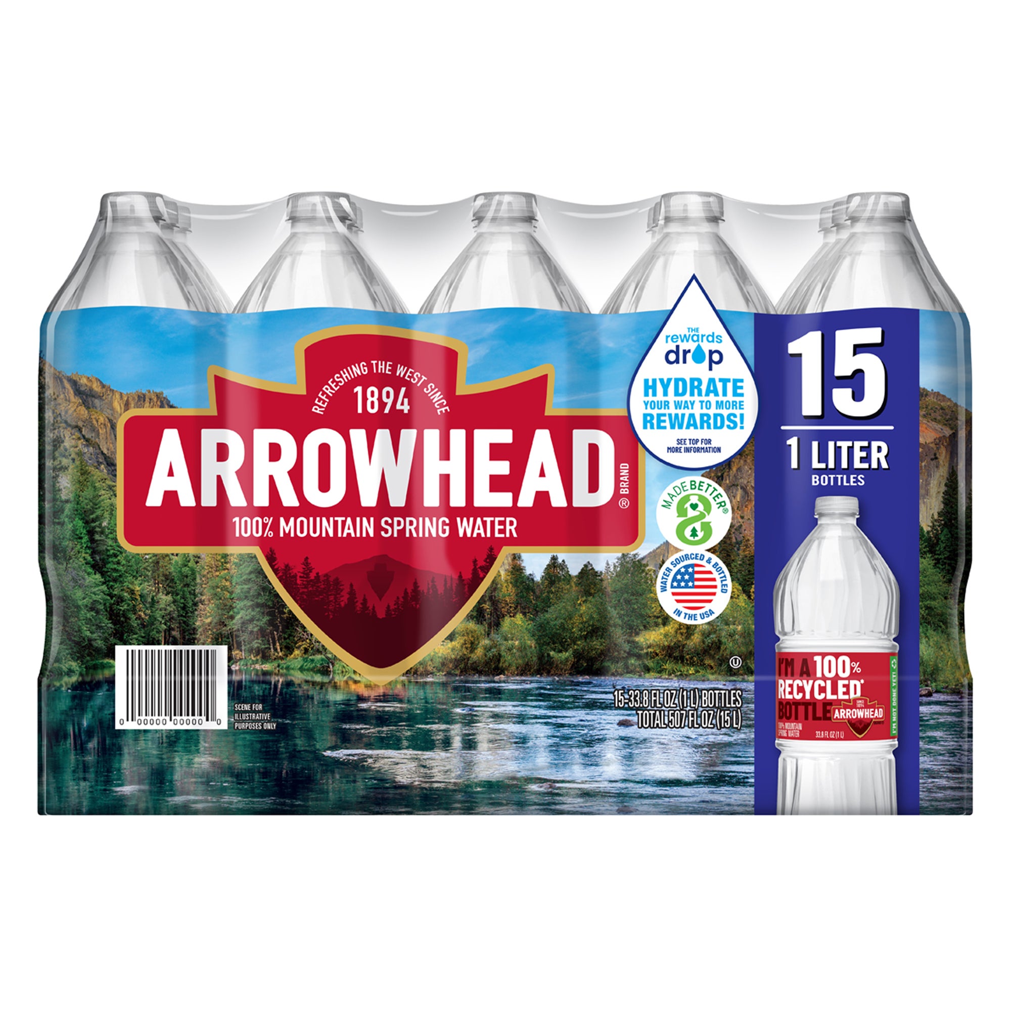 Arrowhead Spring Water 15/1 Ltr - $6.99 at Costco