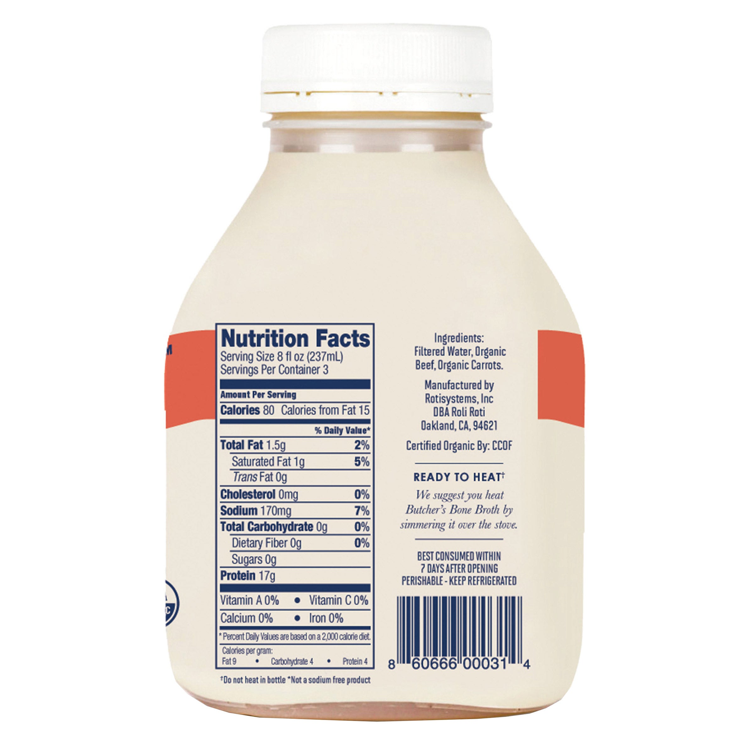 Roli Roti Organic Beef Bone Broth 2/24 oz - $12.69 at Costco