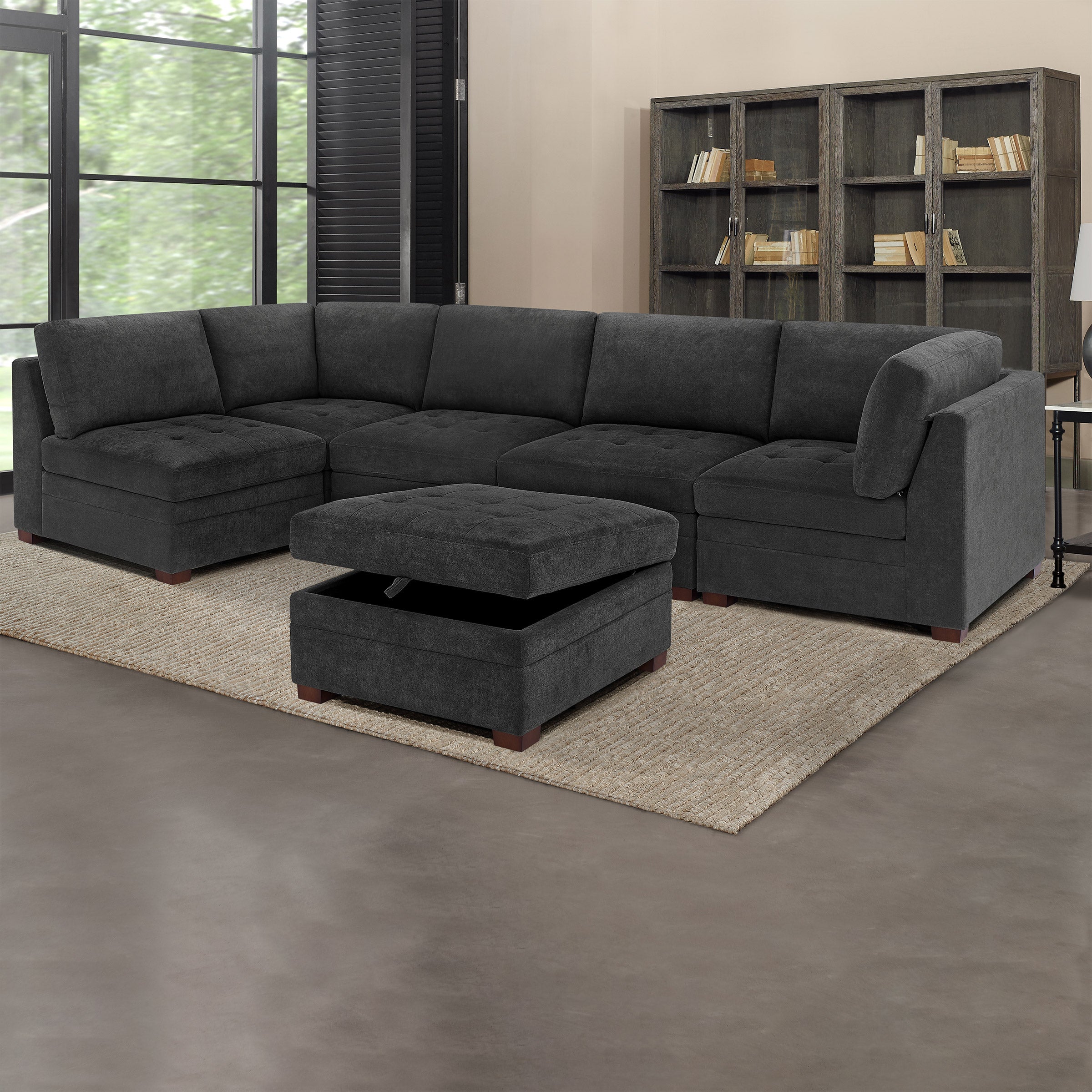 Thomasville Tisdale 6-Piece Modular Fabric Sectional - $999.97 at