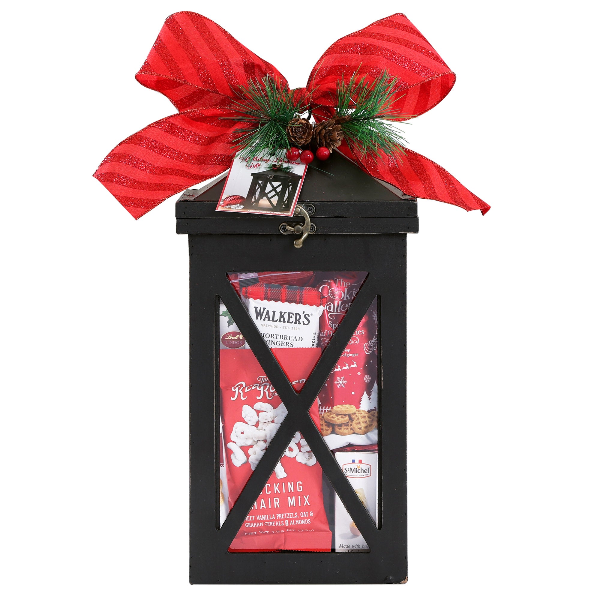 Houdini Silhouette Lantern Holiday Gift Basket, 27.94 oz (#1964028