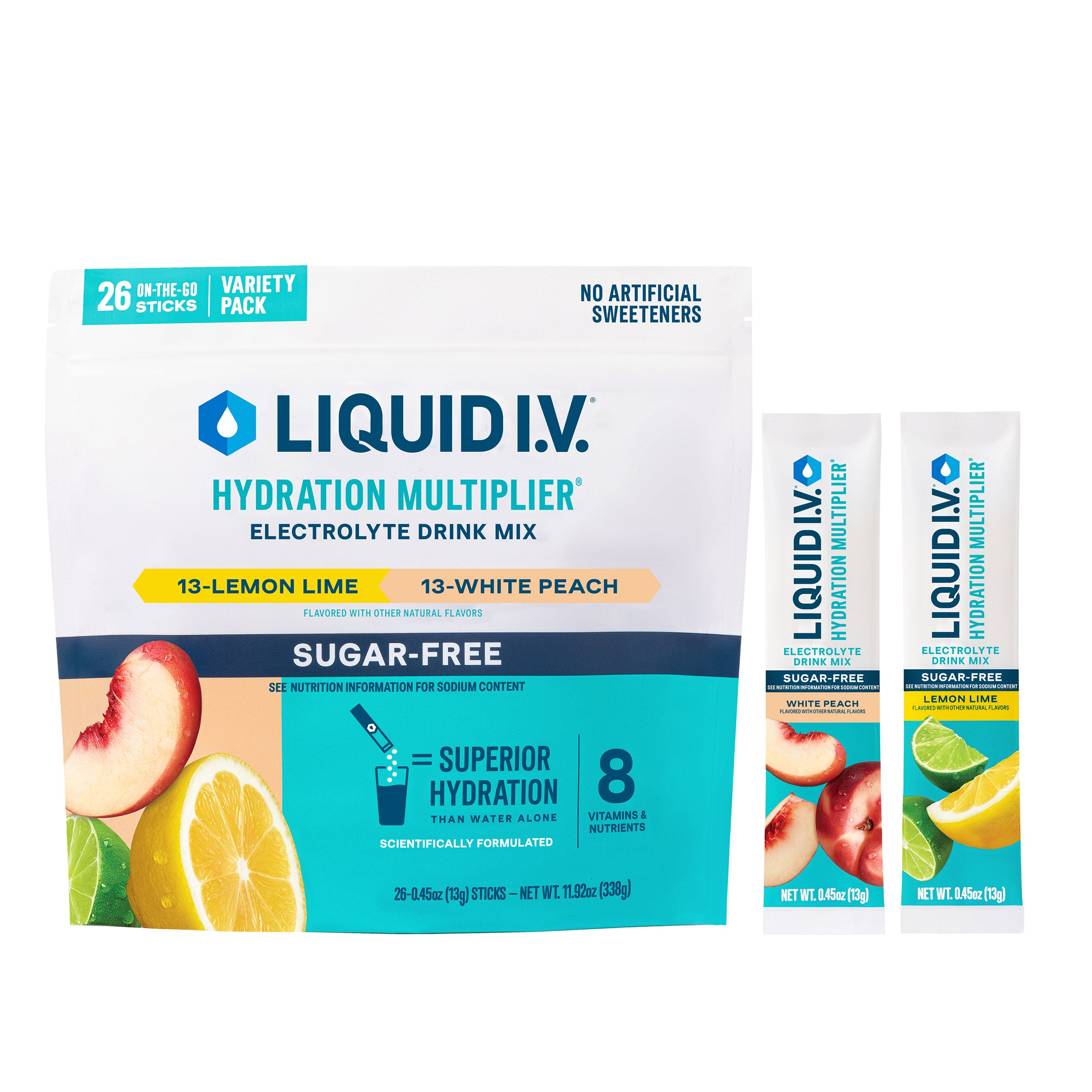 Liquid I.V. Hydration Multiplier Sugar Free Variety Pack, 26 Count  (#1801060) - $19.97 (down from $28.99)