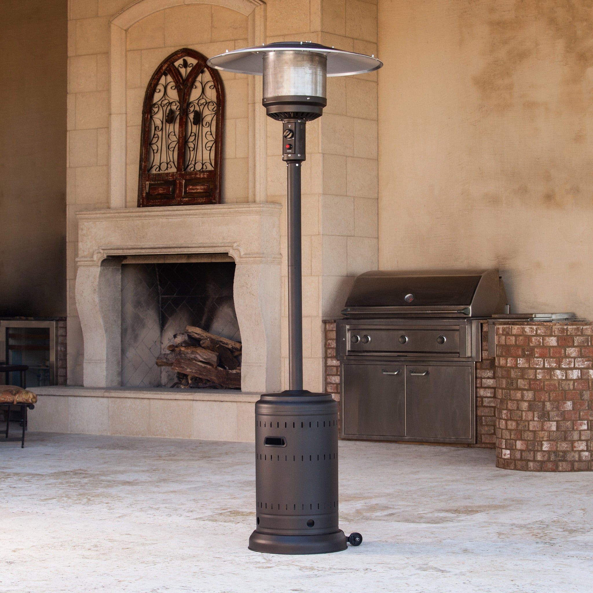 Fire Sense Gray Patio Propane Heater (#1902415) - $149.99