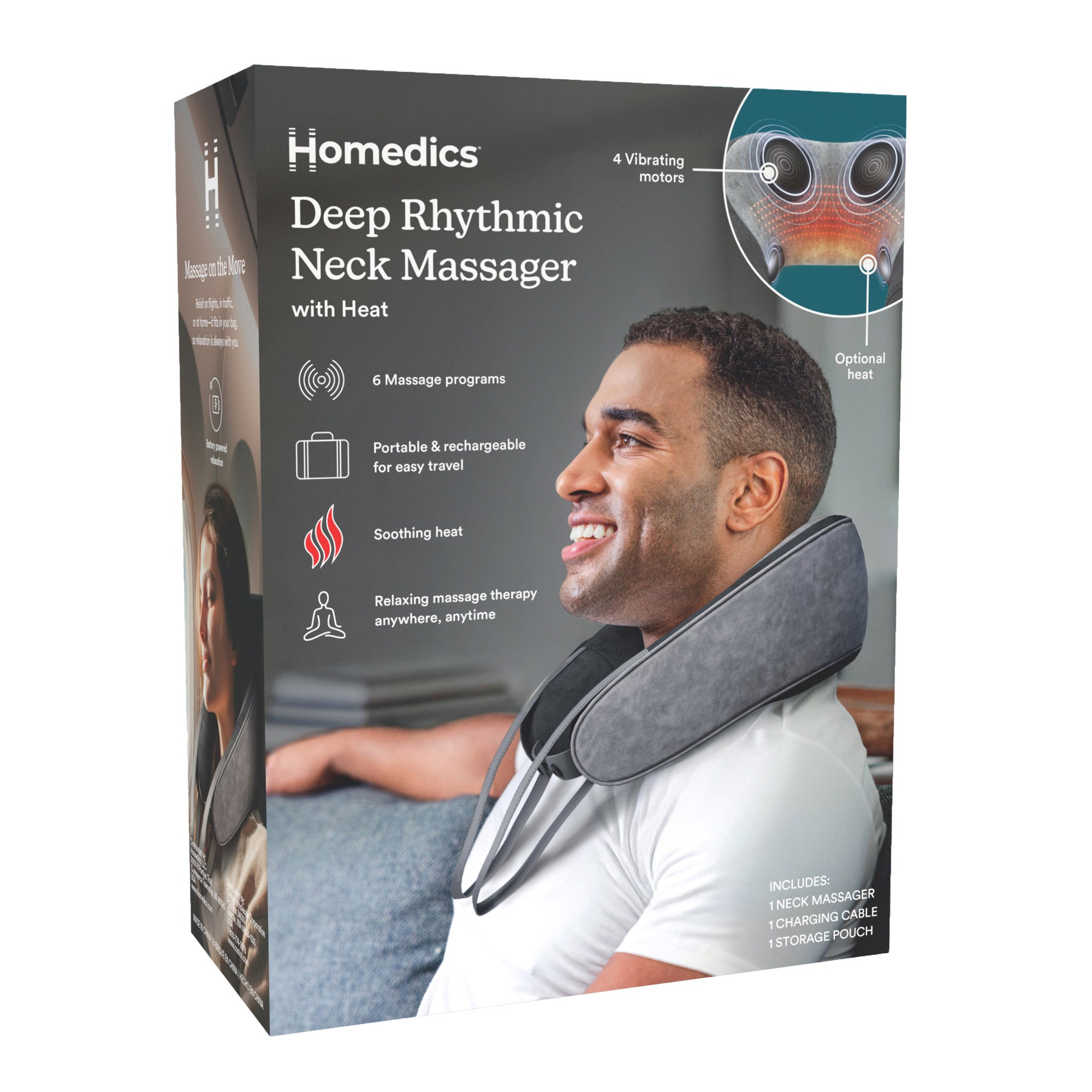 homedics vibration neck massager reviews HoMedics Rhythmic Neck Massager with Heat (#2836858)