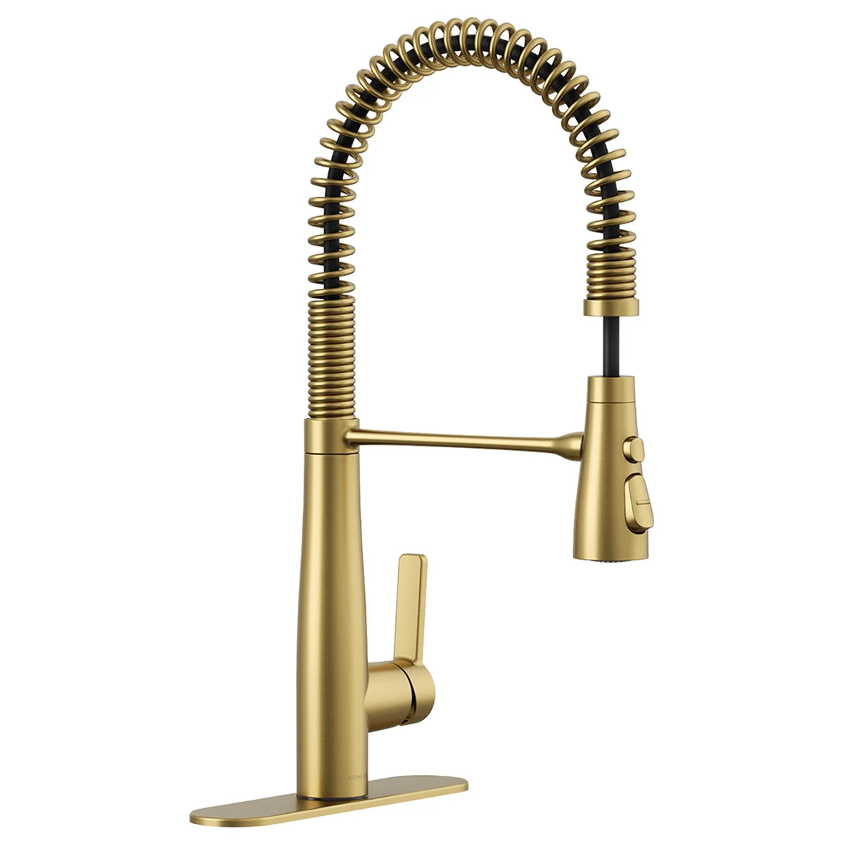 光明ゴールド Kohler Vind Semi-Professional Kitchen Faucet Gold - $199.99 at Costco