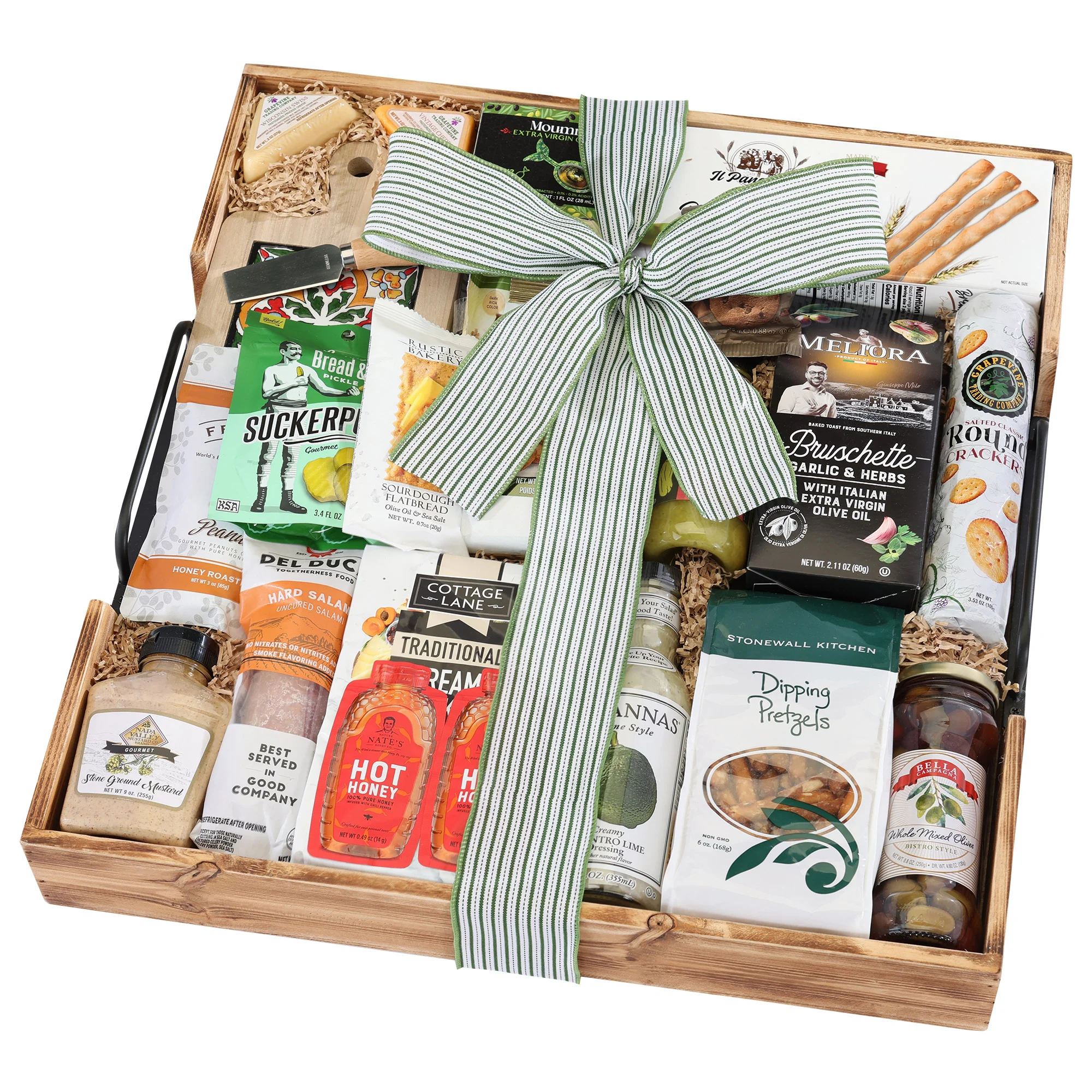 Costco Houdini Wood Tray with Handles, Wood Coaster and Cheese