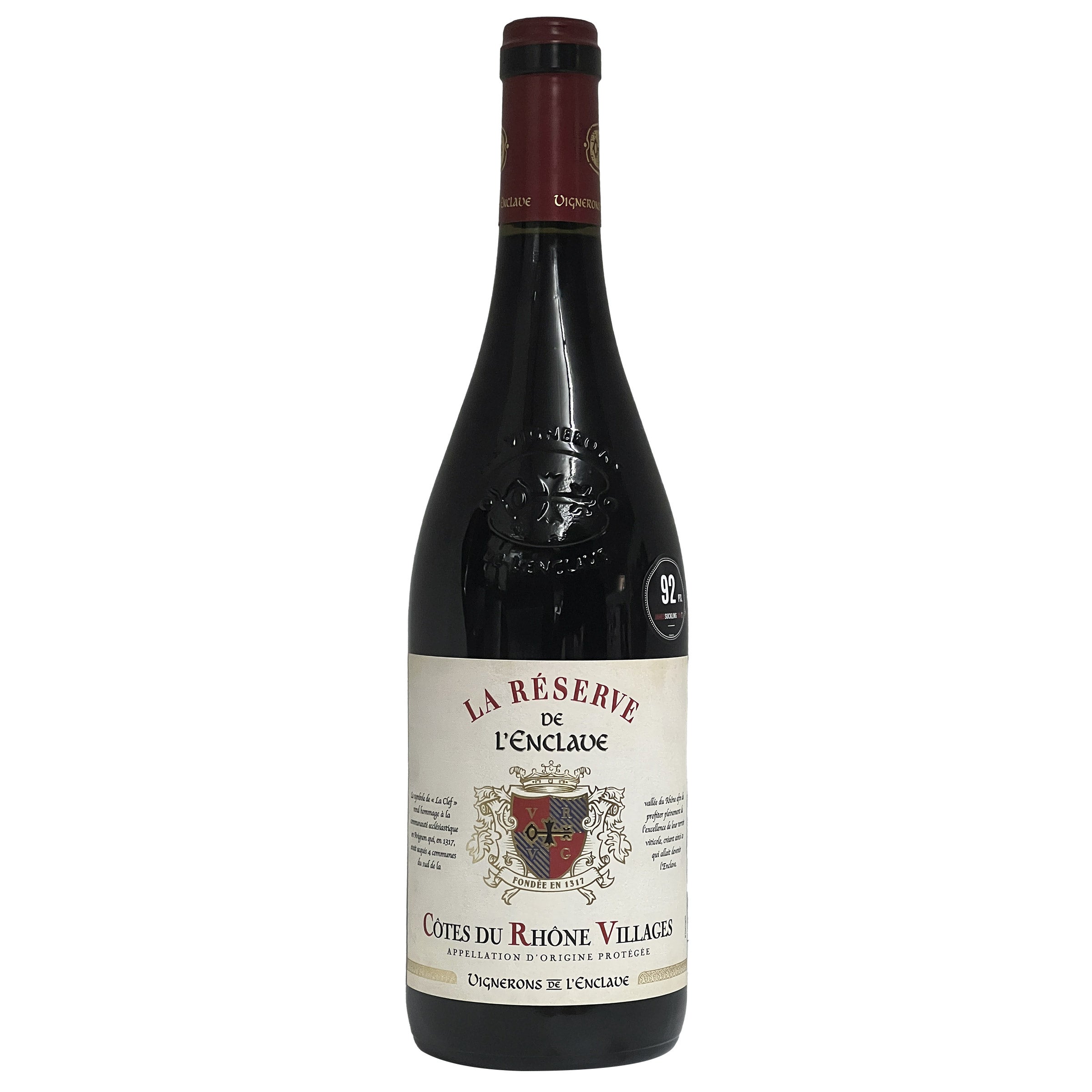 La Réserve de L'Enclave Red Blend Côtes du Rhône Villages 750ML ...