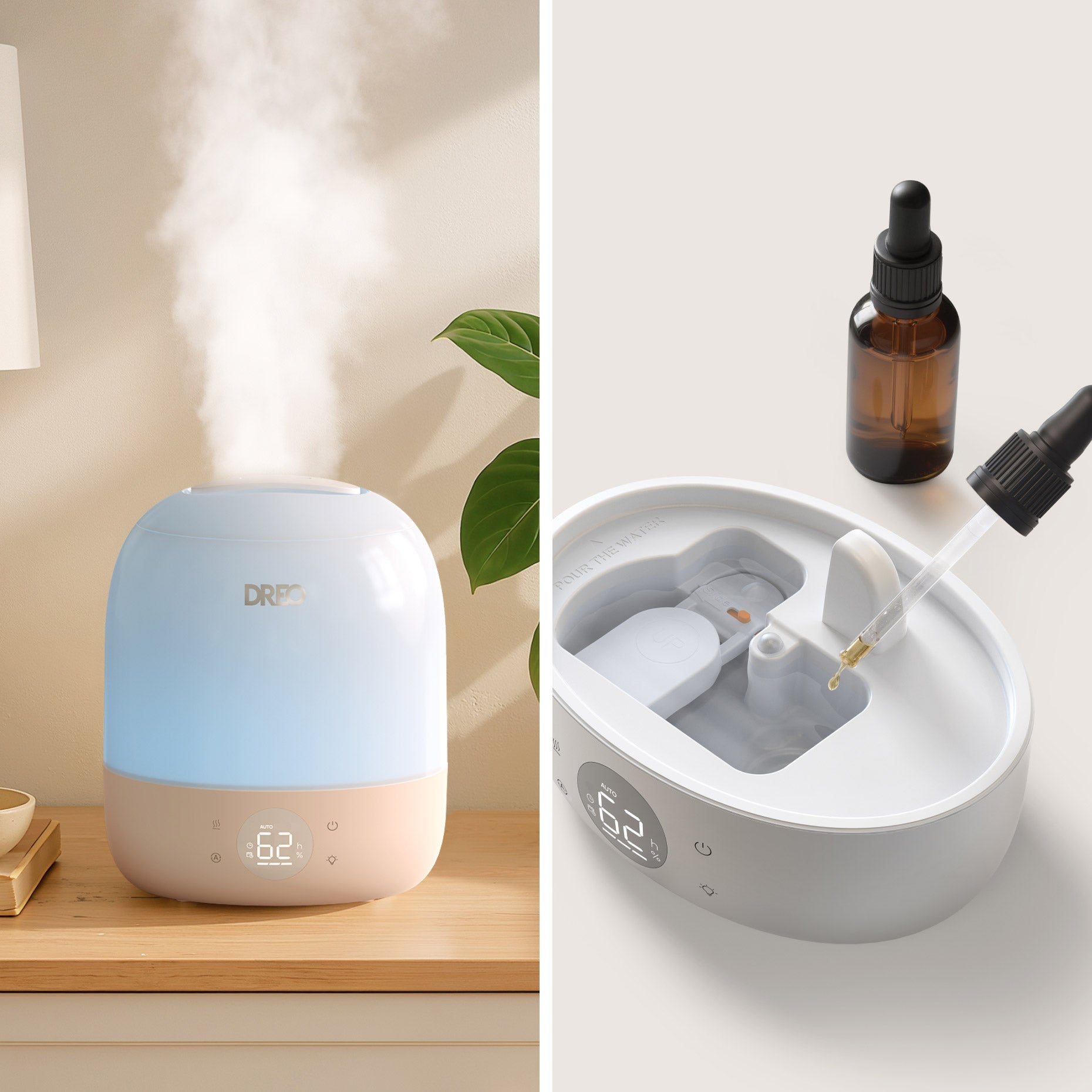 Dreo 0.8 Gallon Ultrasonic Humidifier 2-Pack (#1952513)