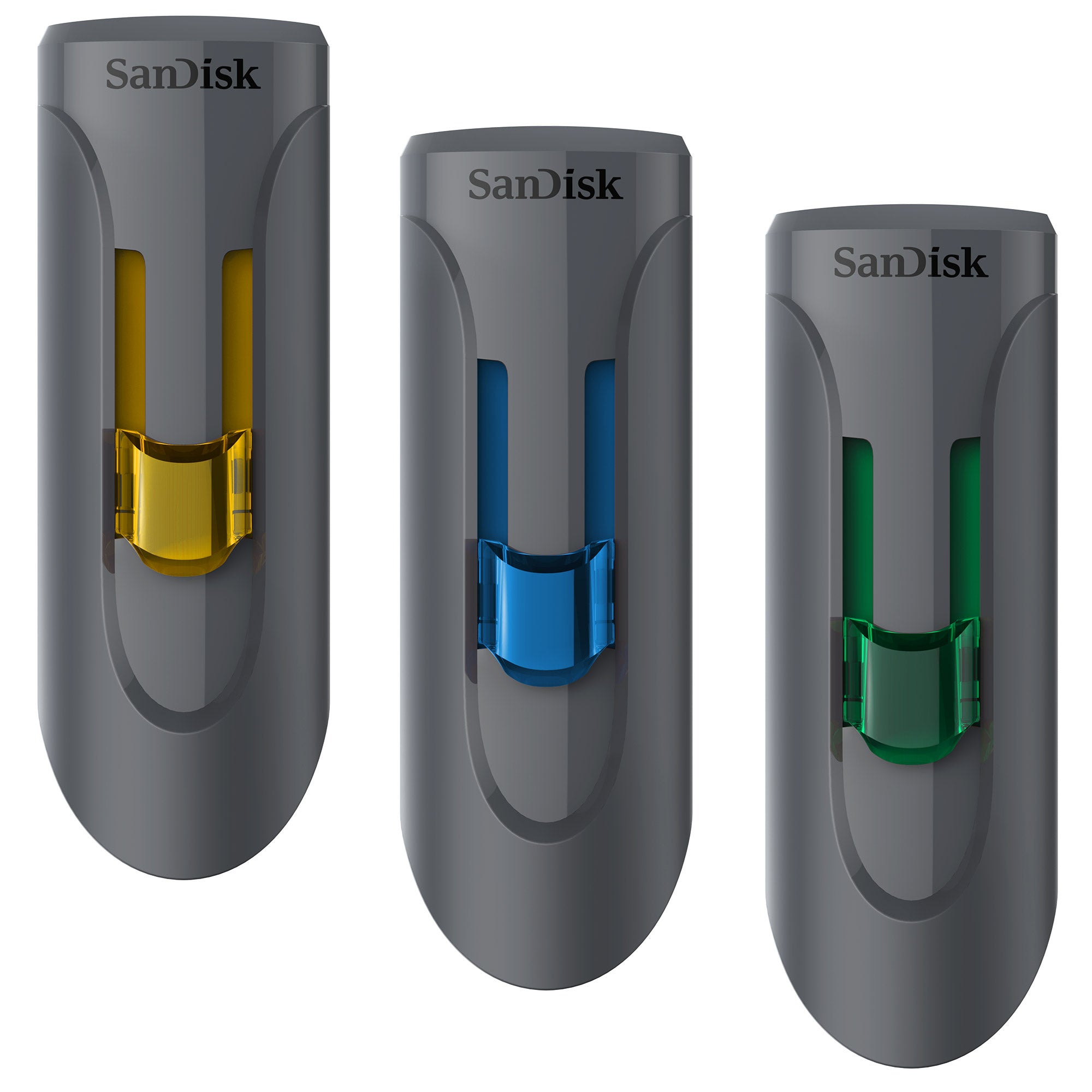 SanDisk Cruzer Glide 32GB USB 3.0 Flash Drive, 3-Pack (#1155367) - $14.97