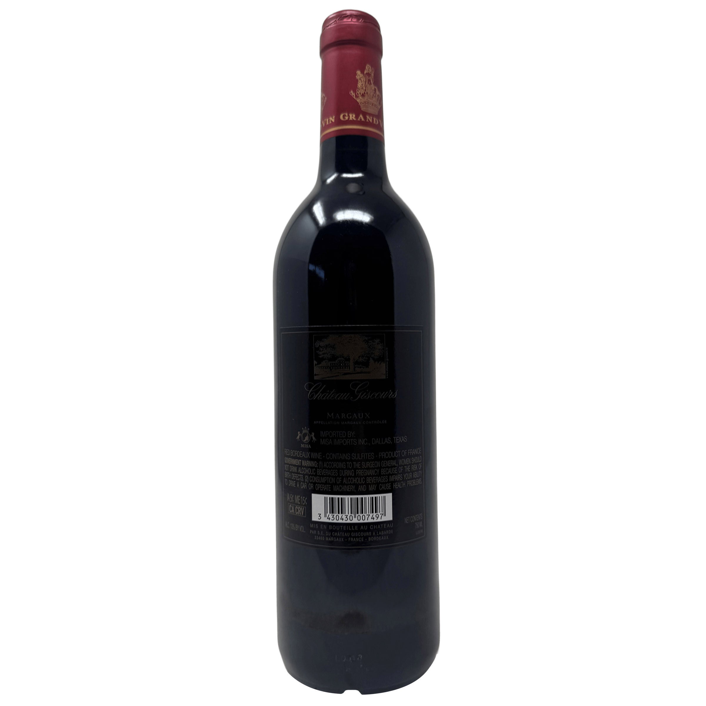 Costco Château Giscours Bordeaux Red Blend Margaux 750ML (#1308660