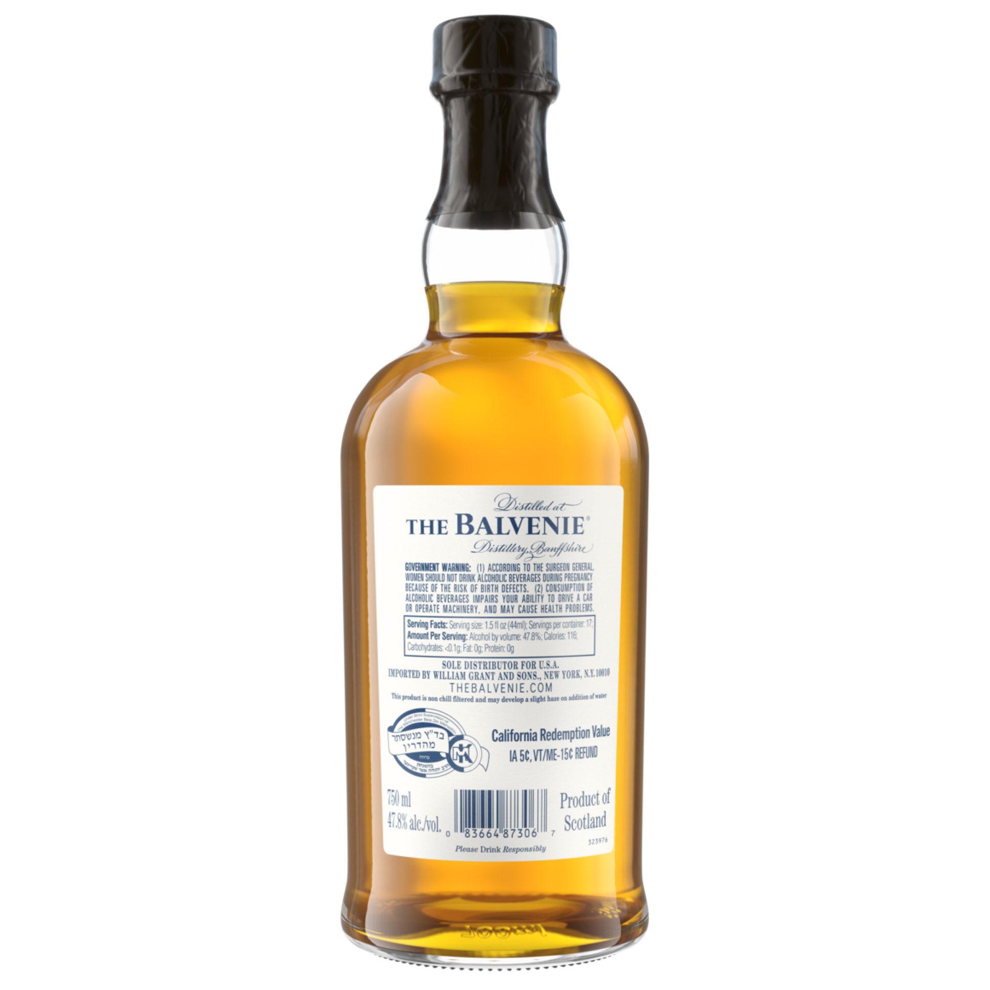 Balvenie 12-Year Single Barrel Scotch Whisky Scotland 750 ml 