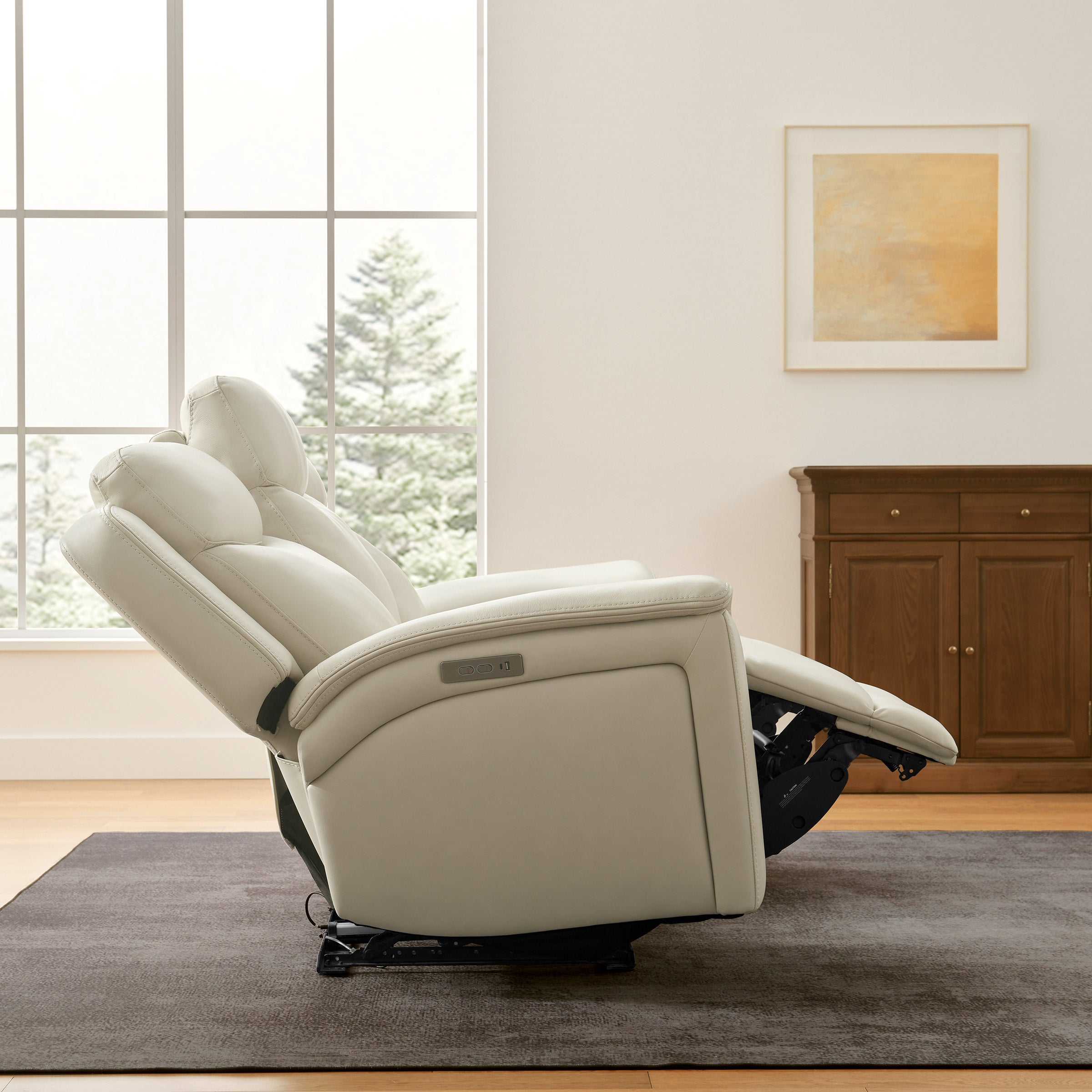 Gilman Creek Sanders Leather Power Sofa with Power Headrests