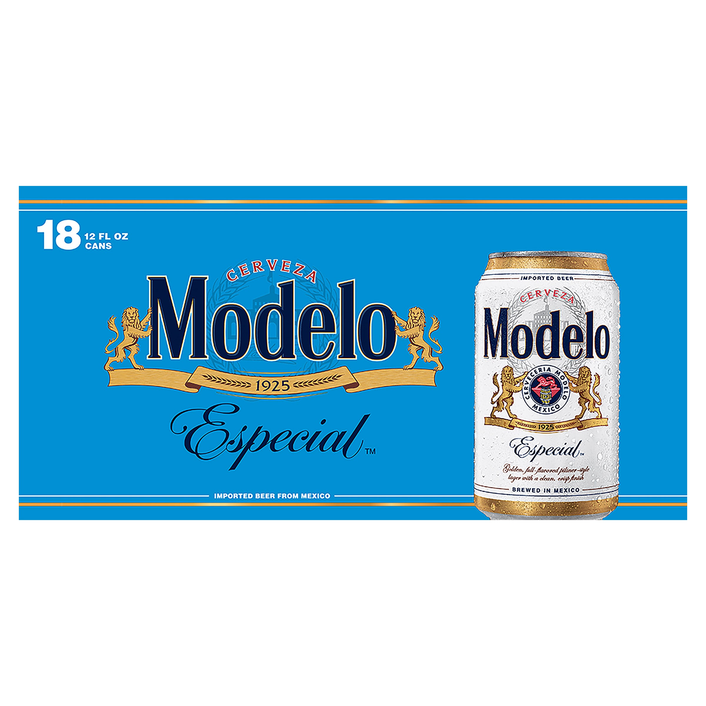 Modelo Especial Mexican Lager Import Beer, 18 Cans / 12 fl oz (#744583 ...
