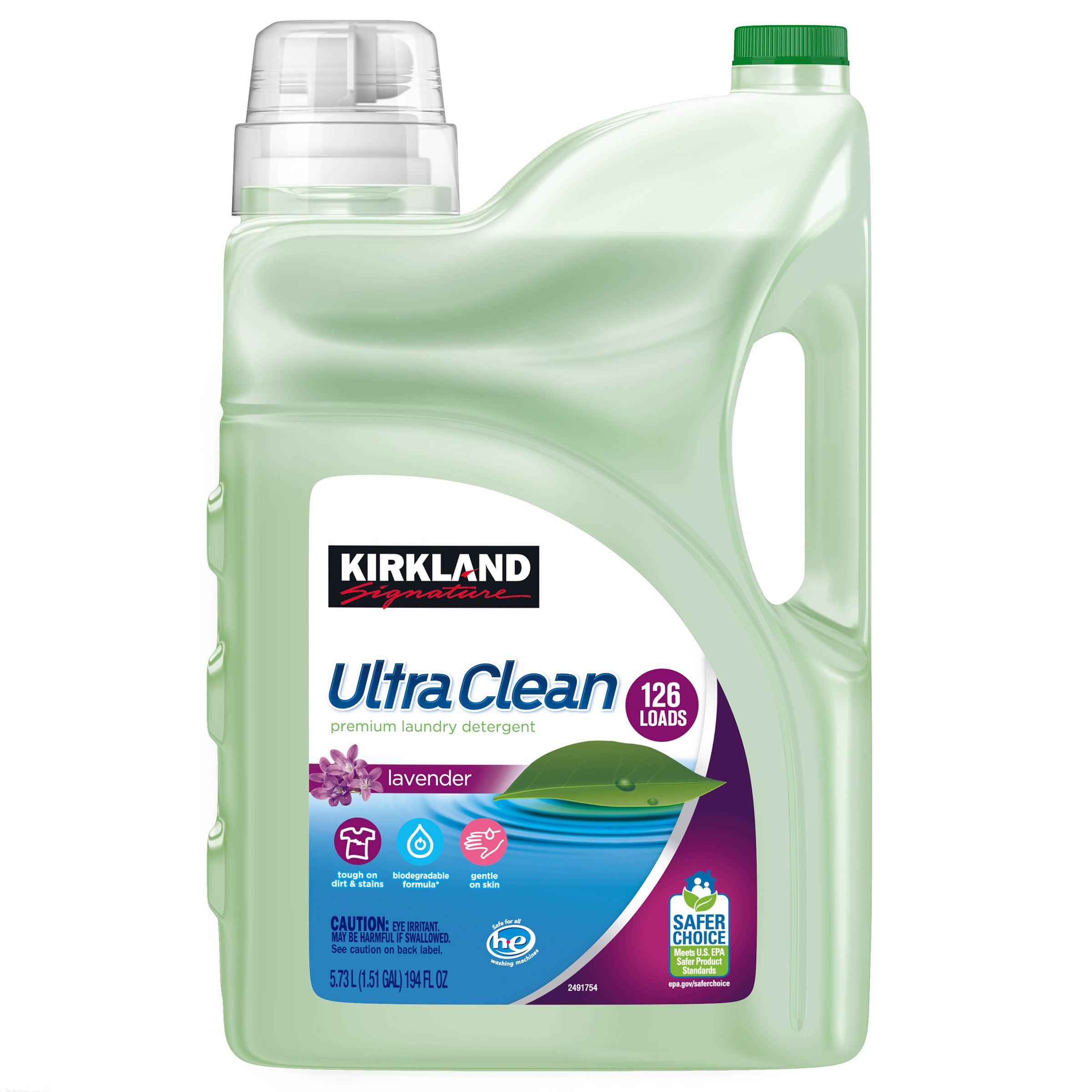 Kirkland Signature Ultra Clean HE Liquid Laundry Detergent, Lavender ...