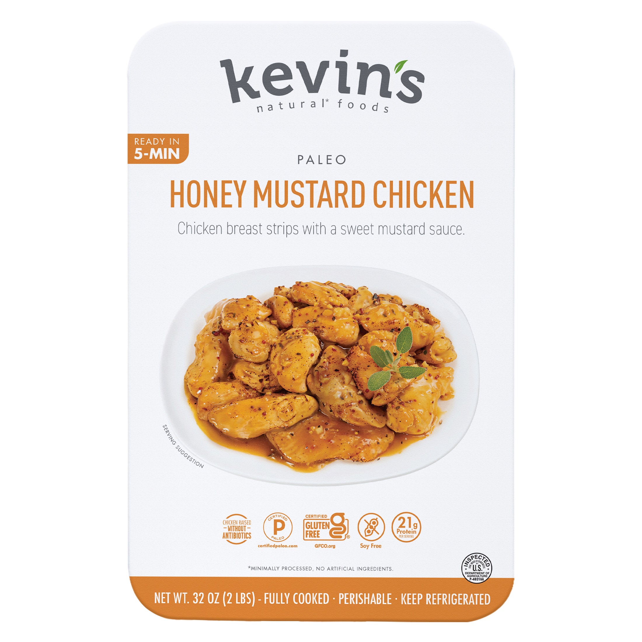 Kevin's Natural Foods Honey Mustard Chicken, 32 oz (#1997322