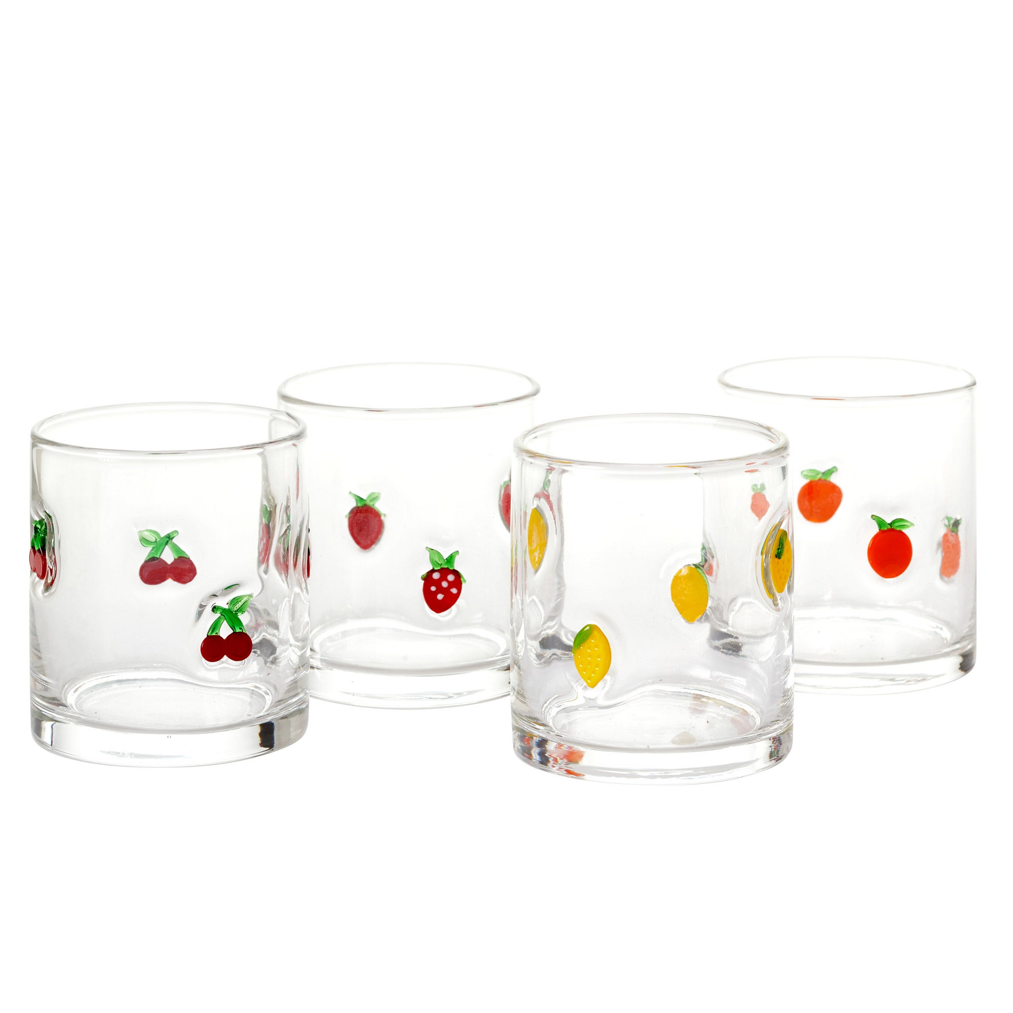 eriko.t.195328 グラスセット4点 Pandex 14oz Fruit Icon Glass 4-Pack (#1901776) - $9.97 (down from