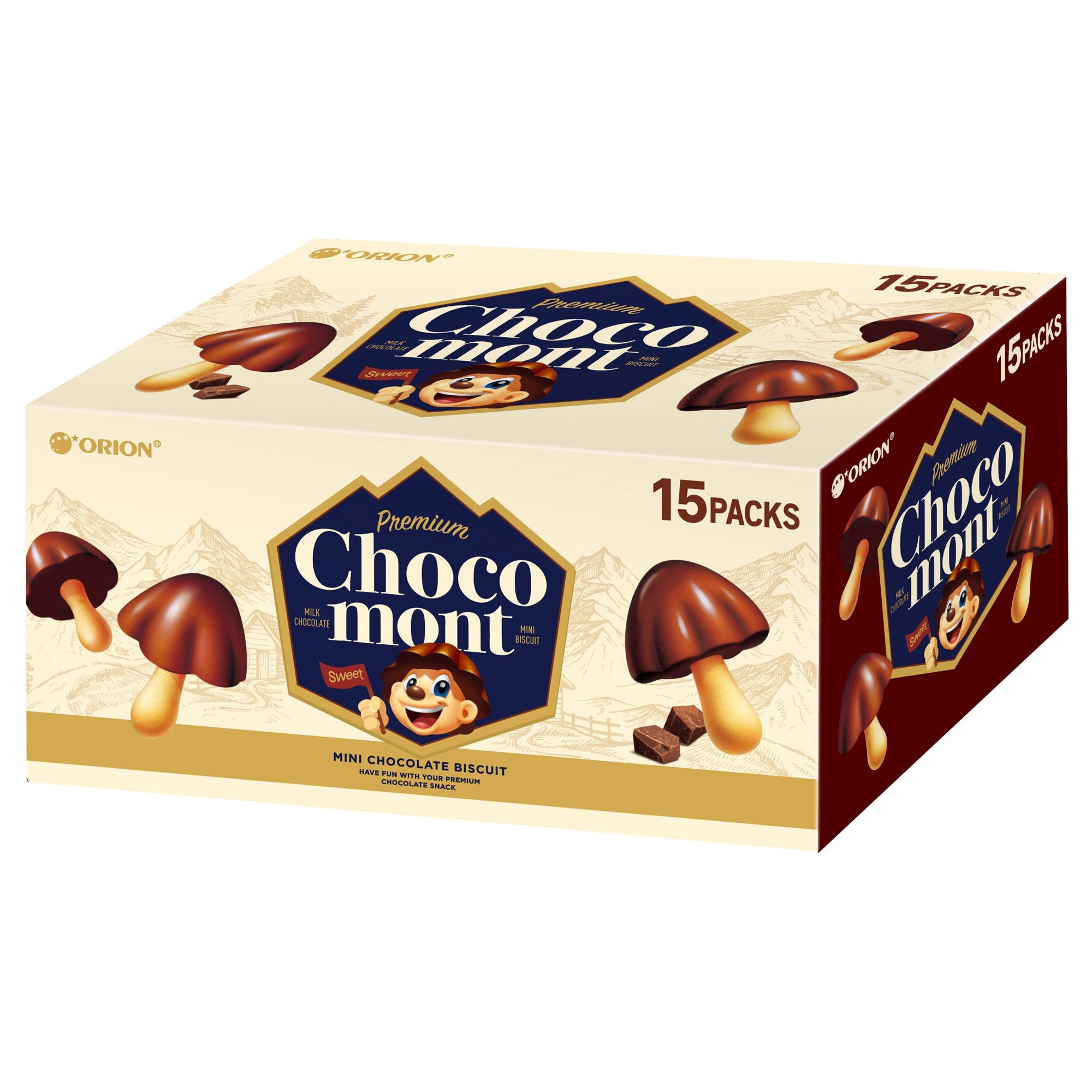 Orion Choco Mont Biscuit, 15-Pack (1.27 oz Each) (#1753841) - $7.99
