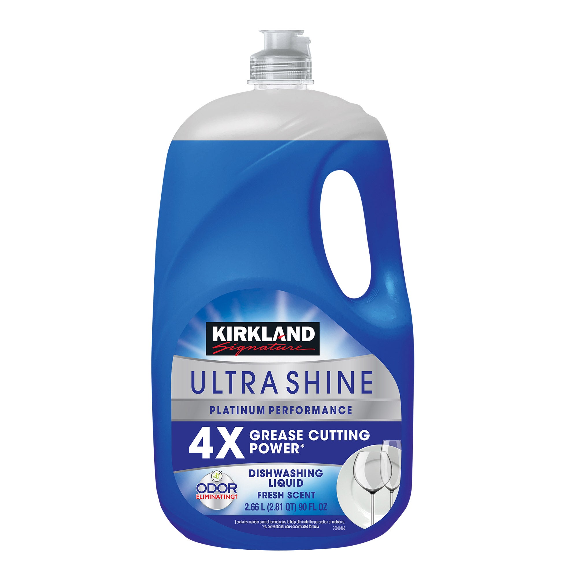 Kirkland Signature Ultra Shine Liquid Dish Soap, Fresh, 90 fl oz ...