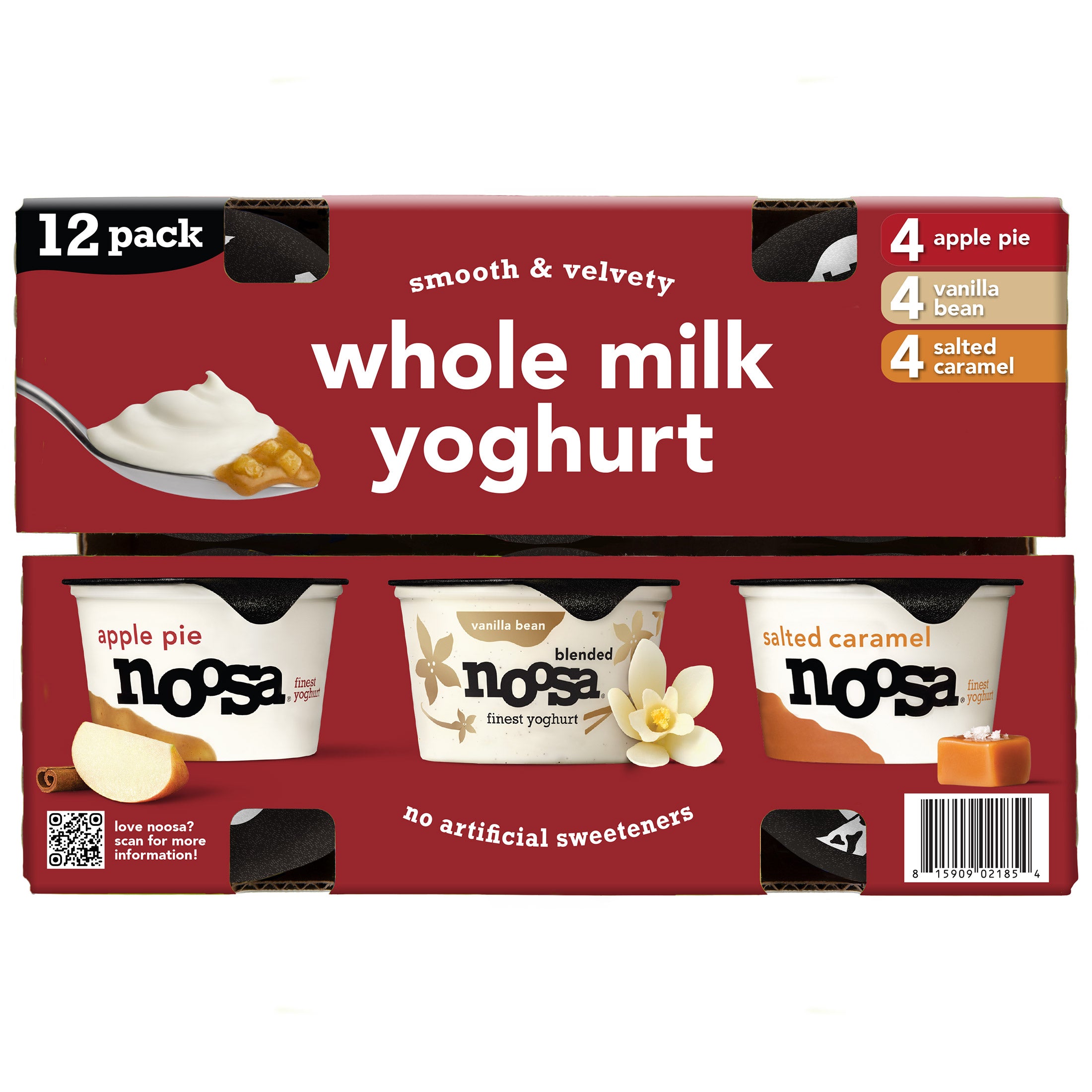 Noosa Yoghurt Fall Variety Pack, 4 oz, 12-Count (#2076868) - $6.99