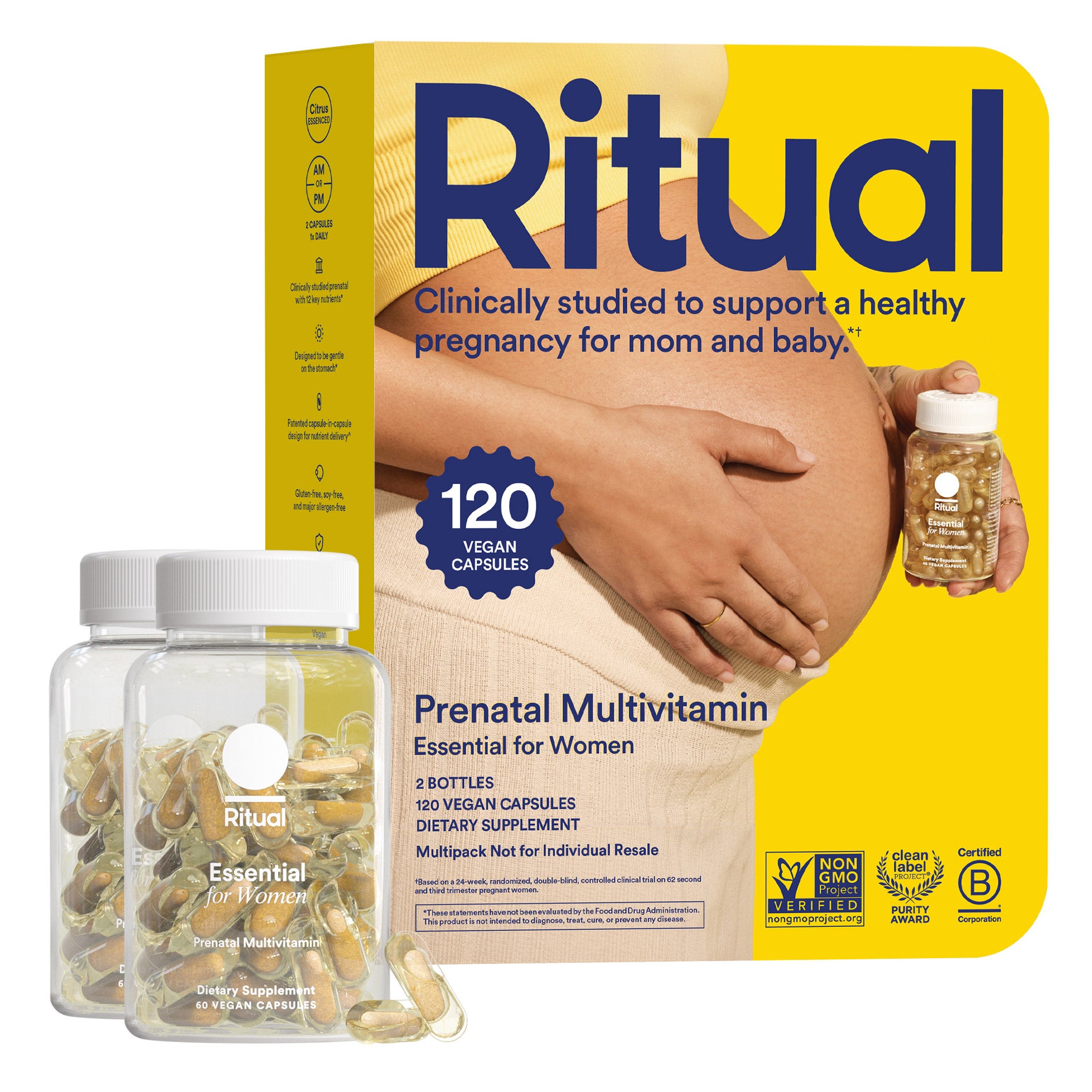 Ritual Essential Prenatal Multivitamin 120 Capsules - $38.99 at Costco