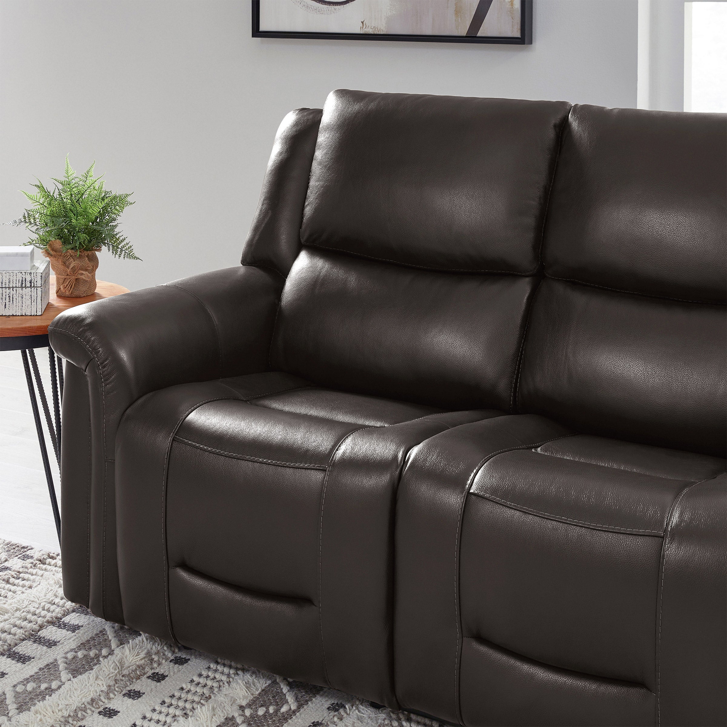 GILMAN CREEK ALBA LEATHER POWER SOFA - Thumbnail 4