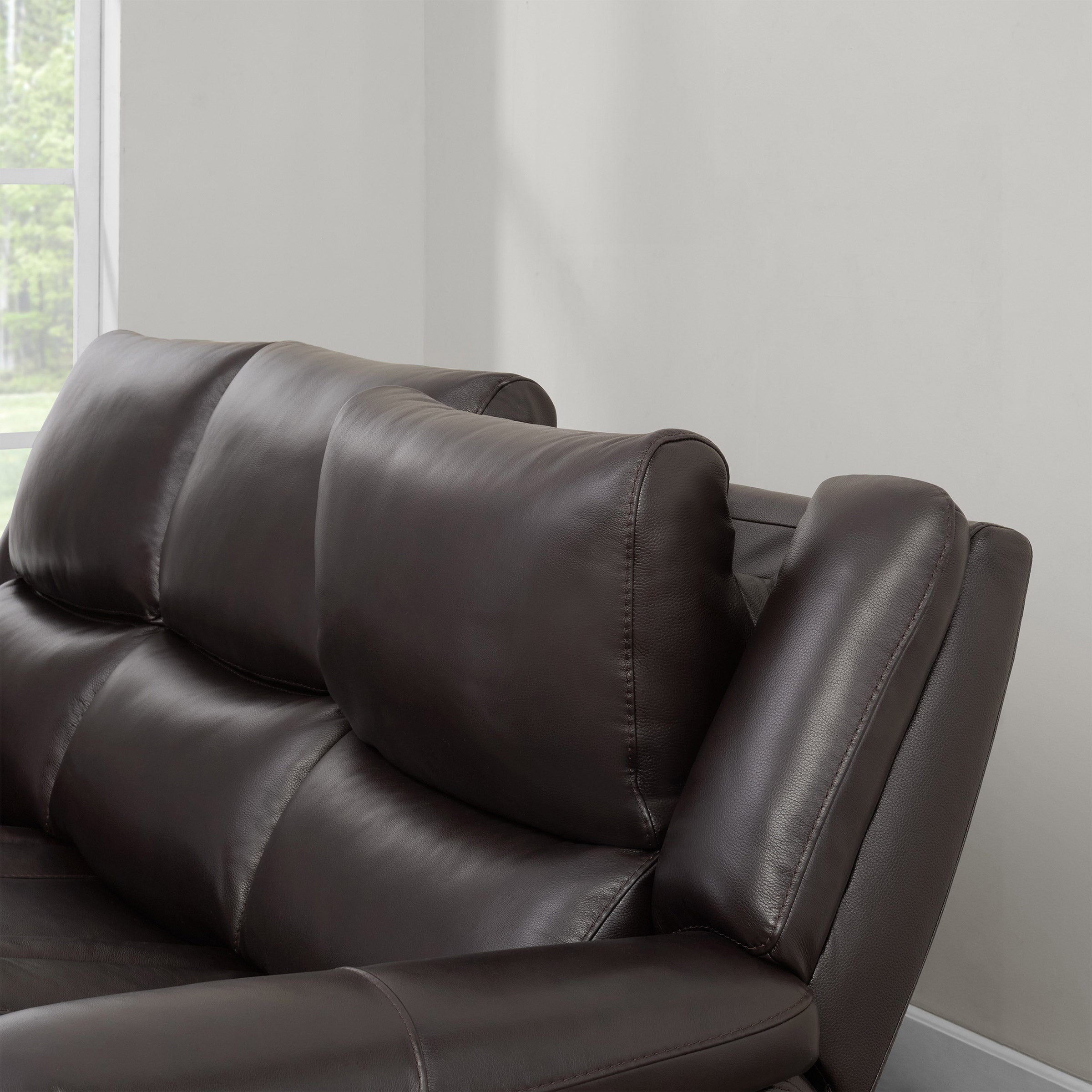 GILMAN CREEK ALBA LEATHER POWER SOFA - Thumbnail 6