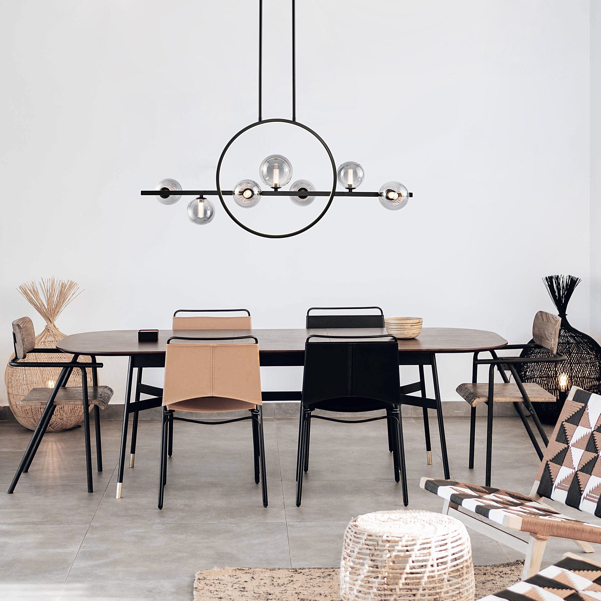 LUNA 8 LIGHT LED ISLAND PENDENT - Thumbnail 3