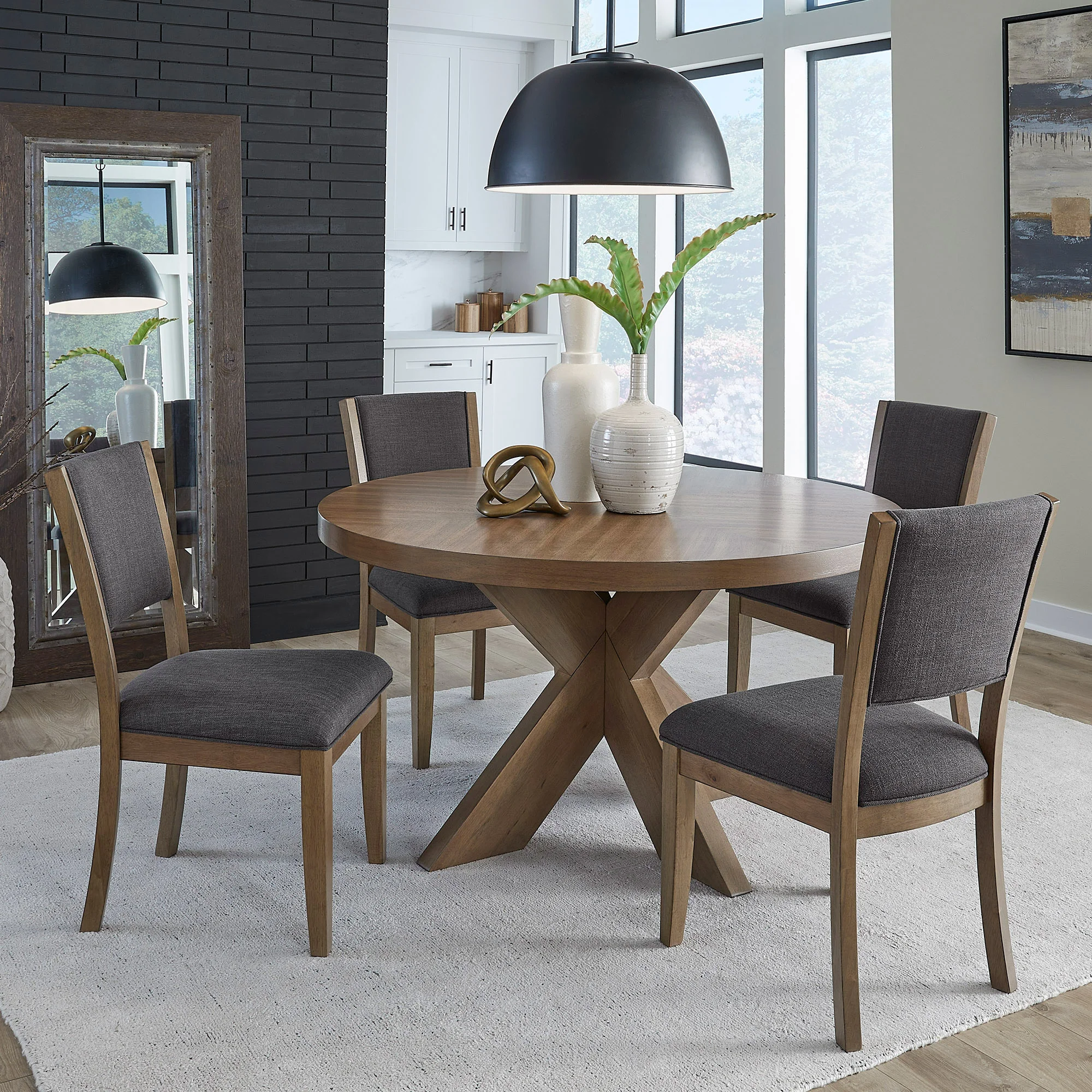 UNIVERSAL BROADMOORE ZEALAND 5-PIECE DINING SET