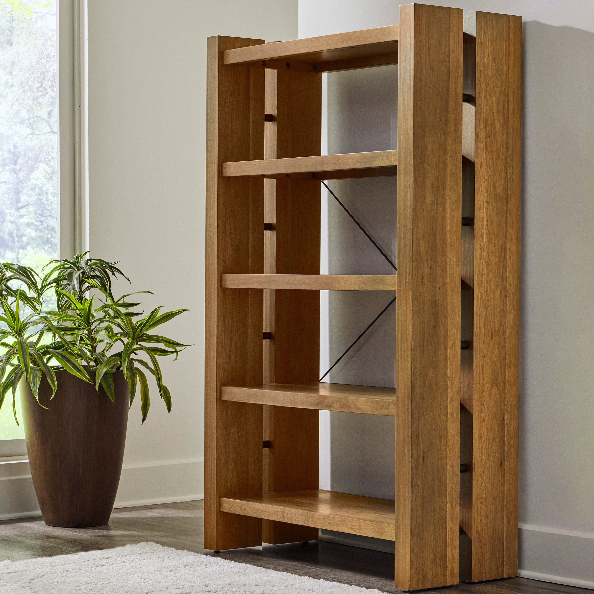 UNIVERSAL BROADMOORE ZEALAND 65¨ BOOKCASE - Thumbnail 6