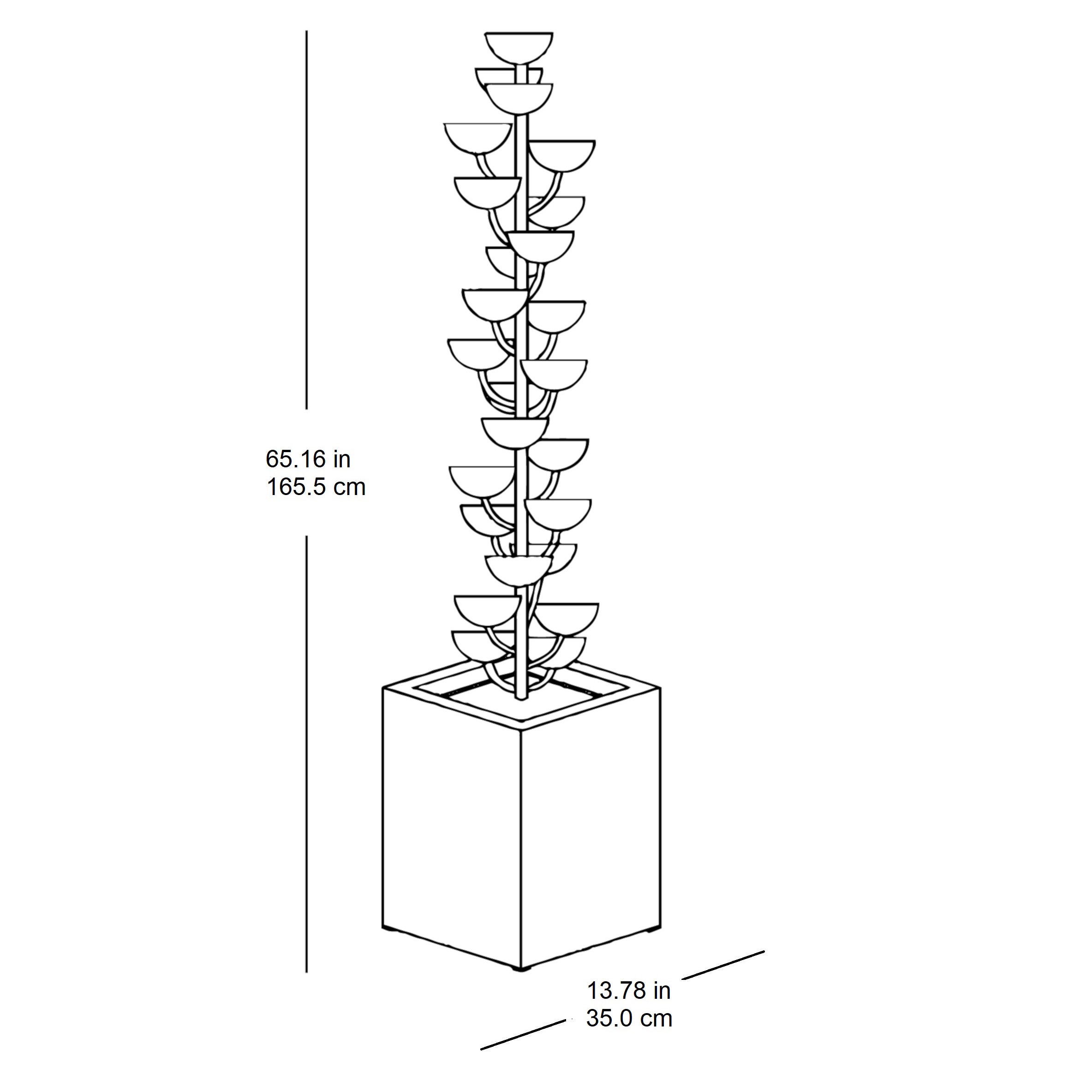 BOND BLOOMINGTON CASCADING CUP FOUNTAIN - Thumbnail 8