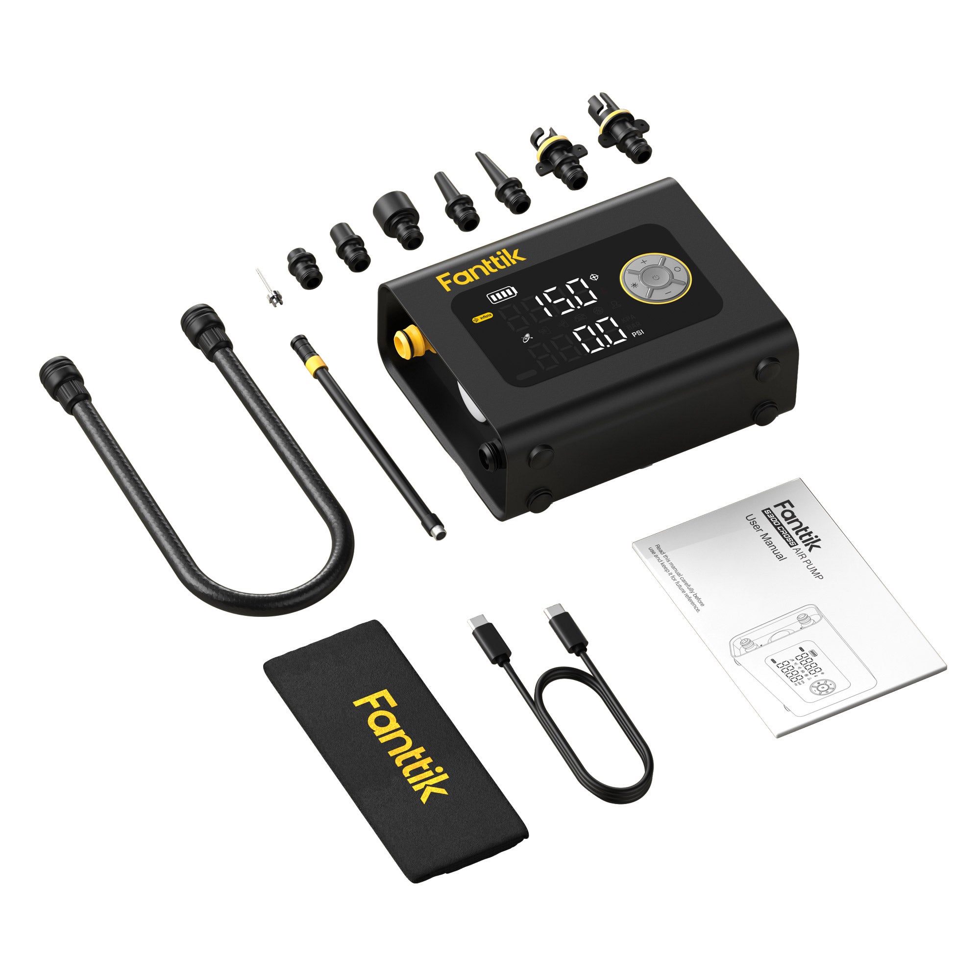 FANTIK S300 CROSS 4X INFLATOR LIGHT AND POWER BANK - Thumbnail 5