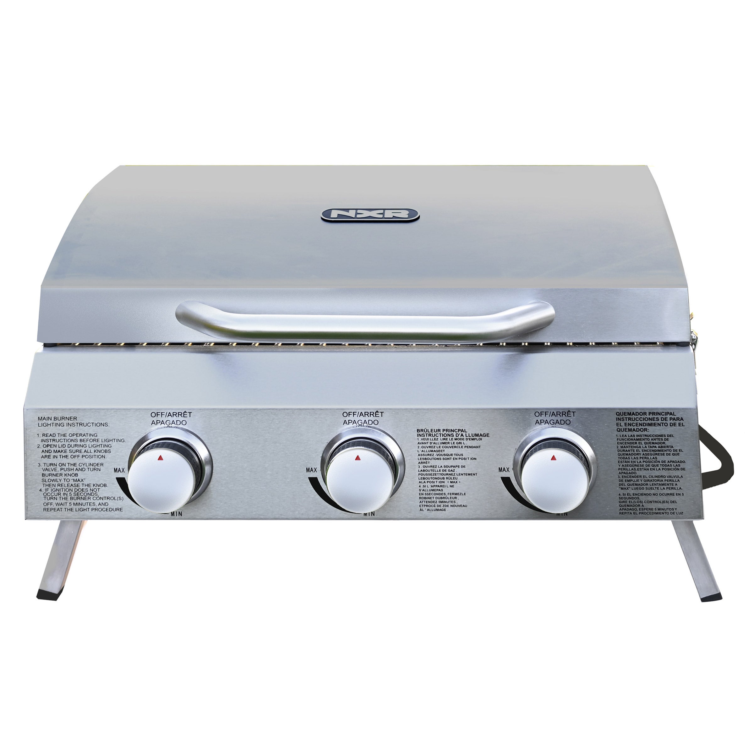 NXR 3-BURNER TABLETOP GAS GRILL - Thumbnail 2