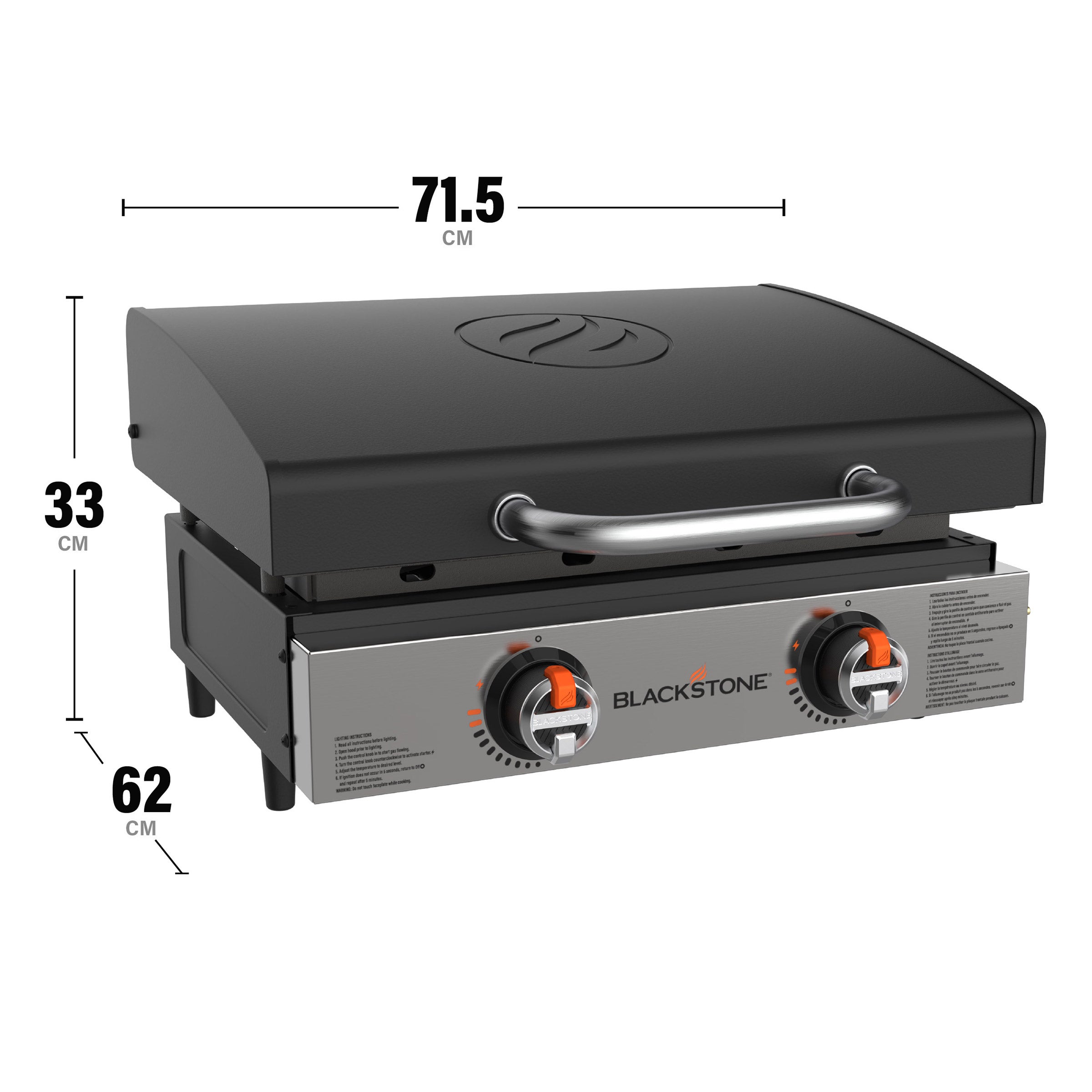 BLACKSTONE 22IN TABLE TOP GRIDDLE W/ HOOD & CLEANING KIT - Thumbnail 2