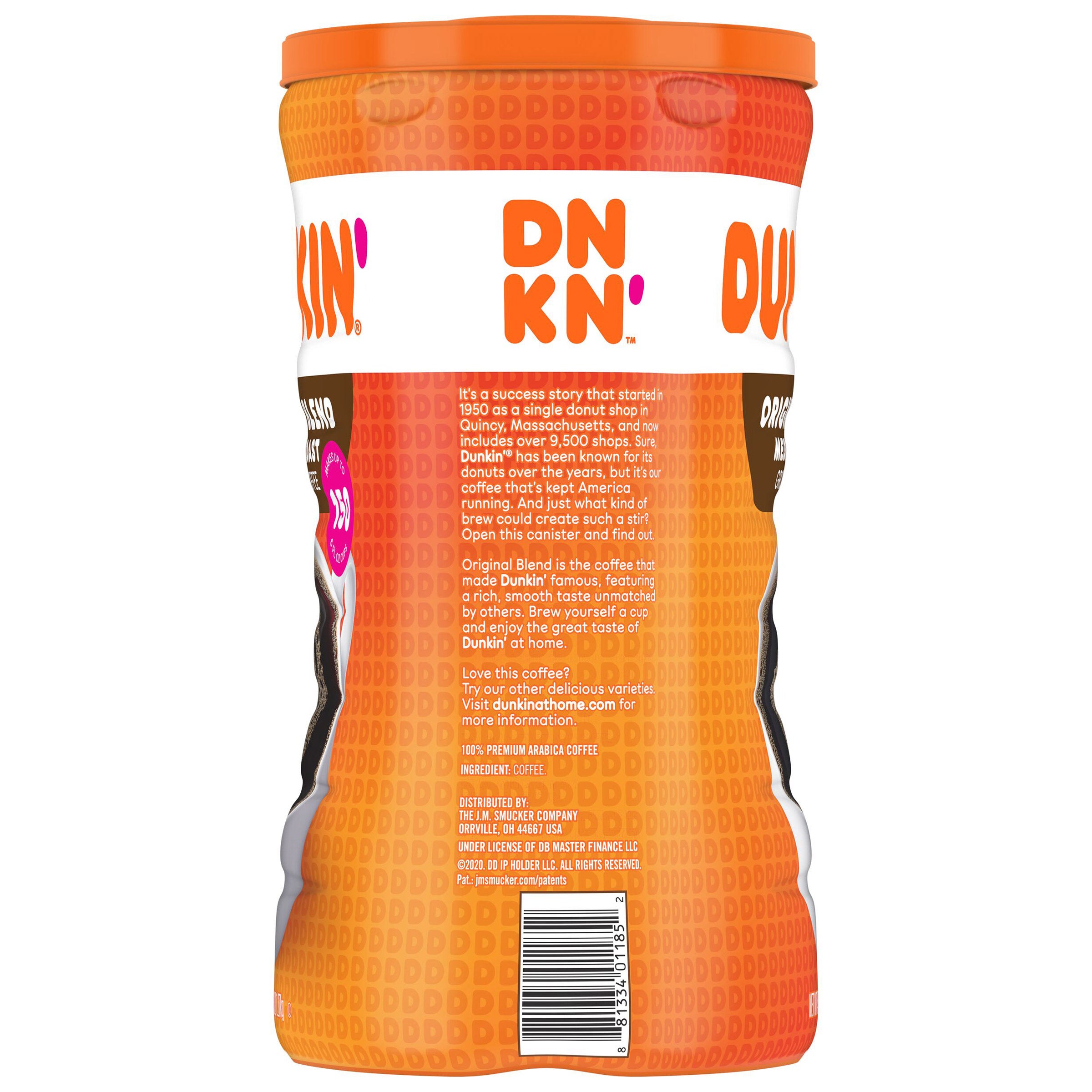 DUNKIN DONUTS ORIGINAL BLEND 45 OUNCES GROUND - Thumbnail 2
