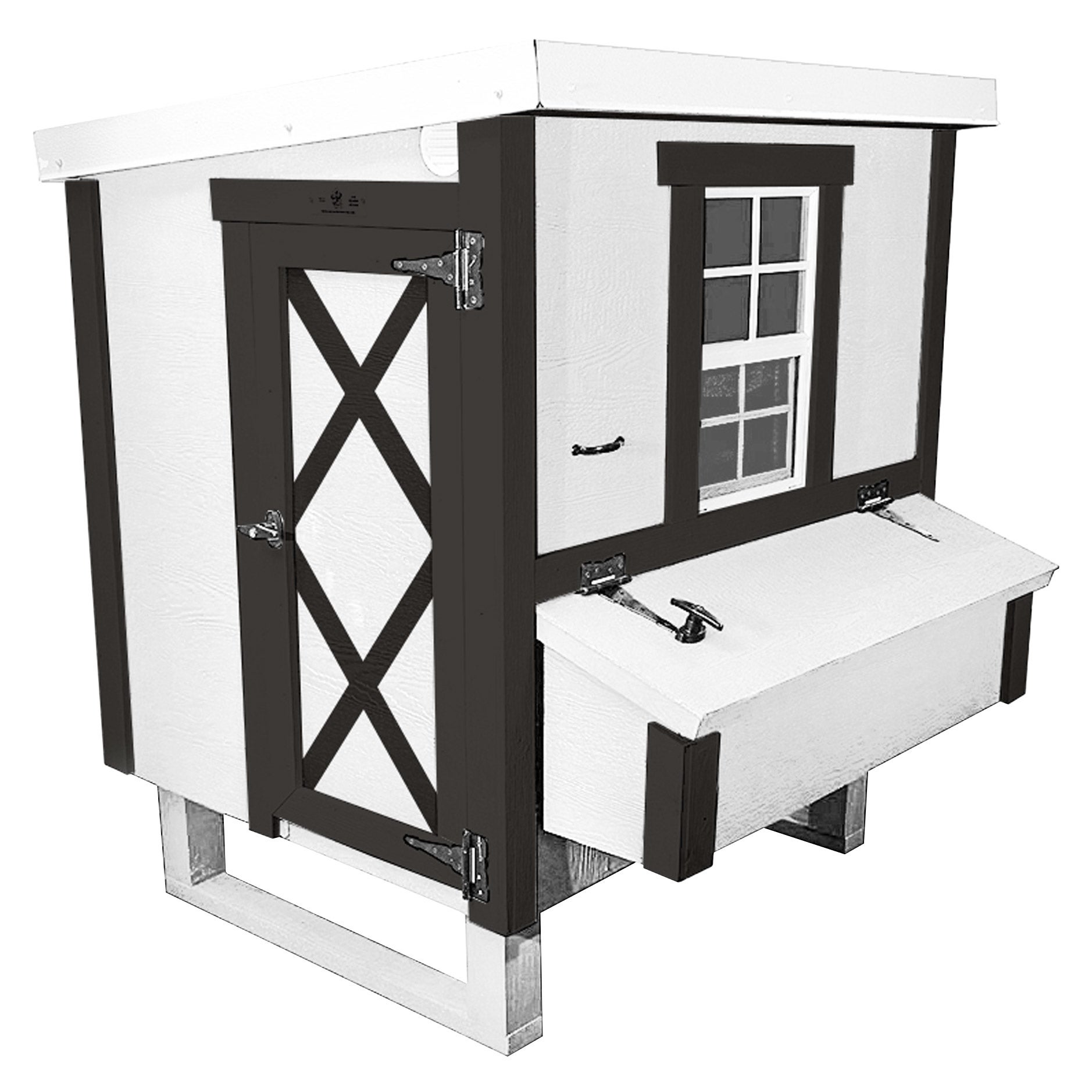OVEREZ MEDIUM CLASSIC CHICKEN COOP 10 BIRD MAX - Thumbnail 2