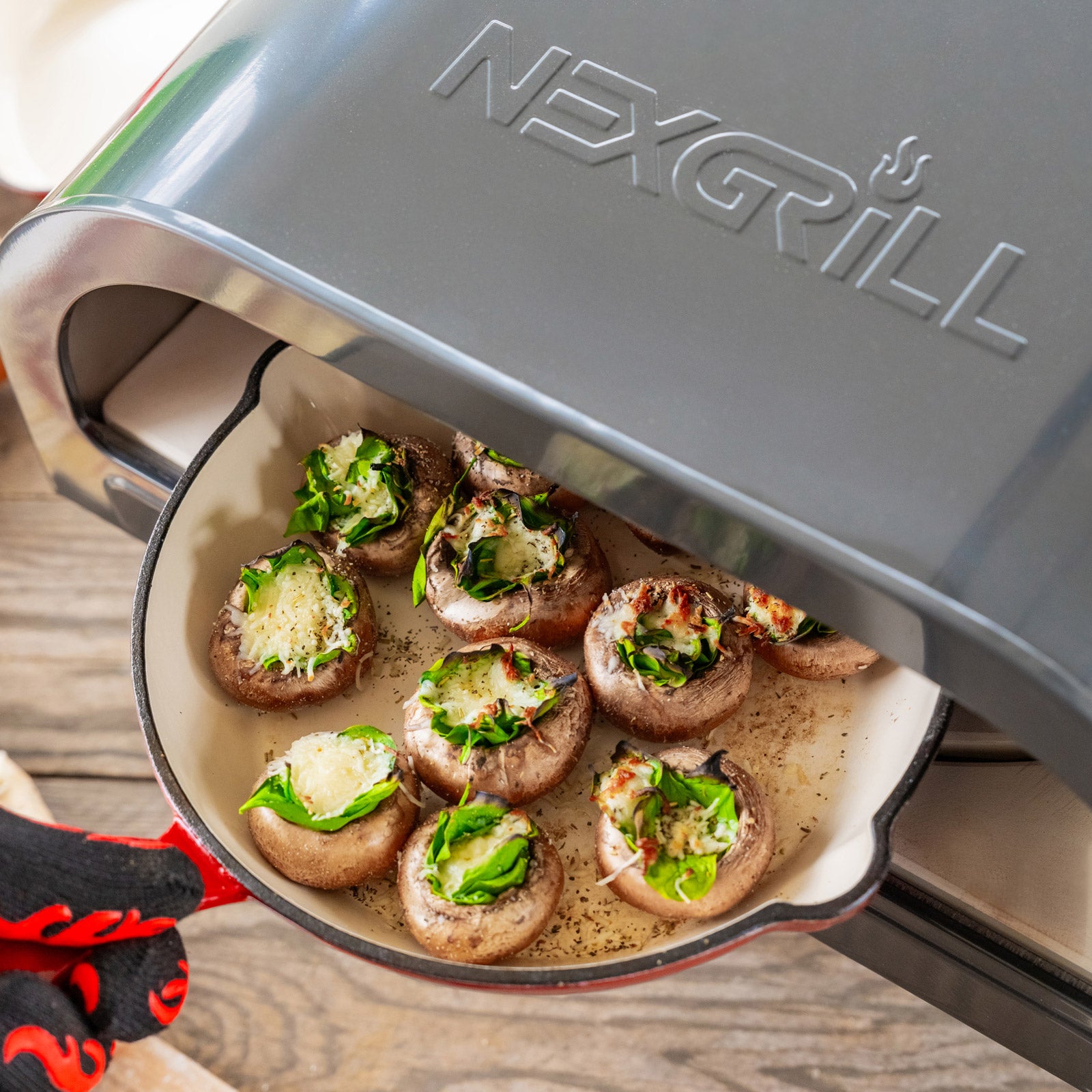 NEXGRILL ORA 16¨ PIZZA OVEN W/ROTATING STONE - Thumbnail 7