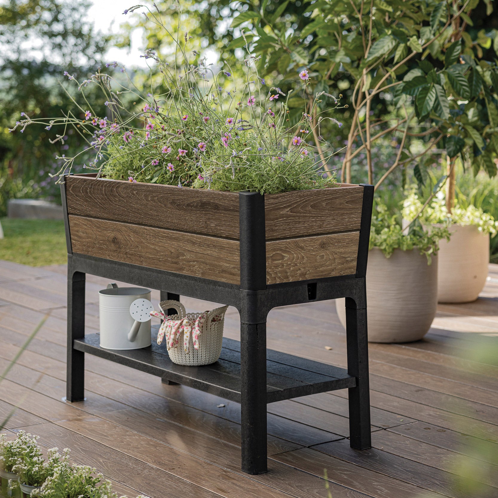 KETER WALNUT ELEVATED GARDEN BED - Thumbnail 8