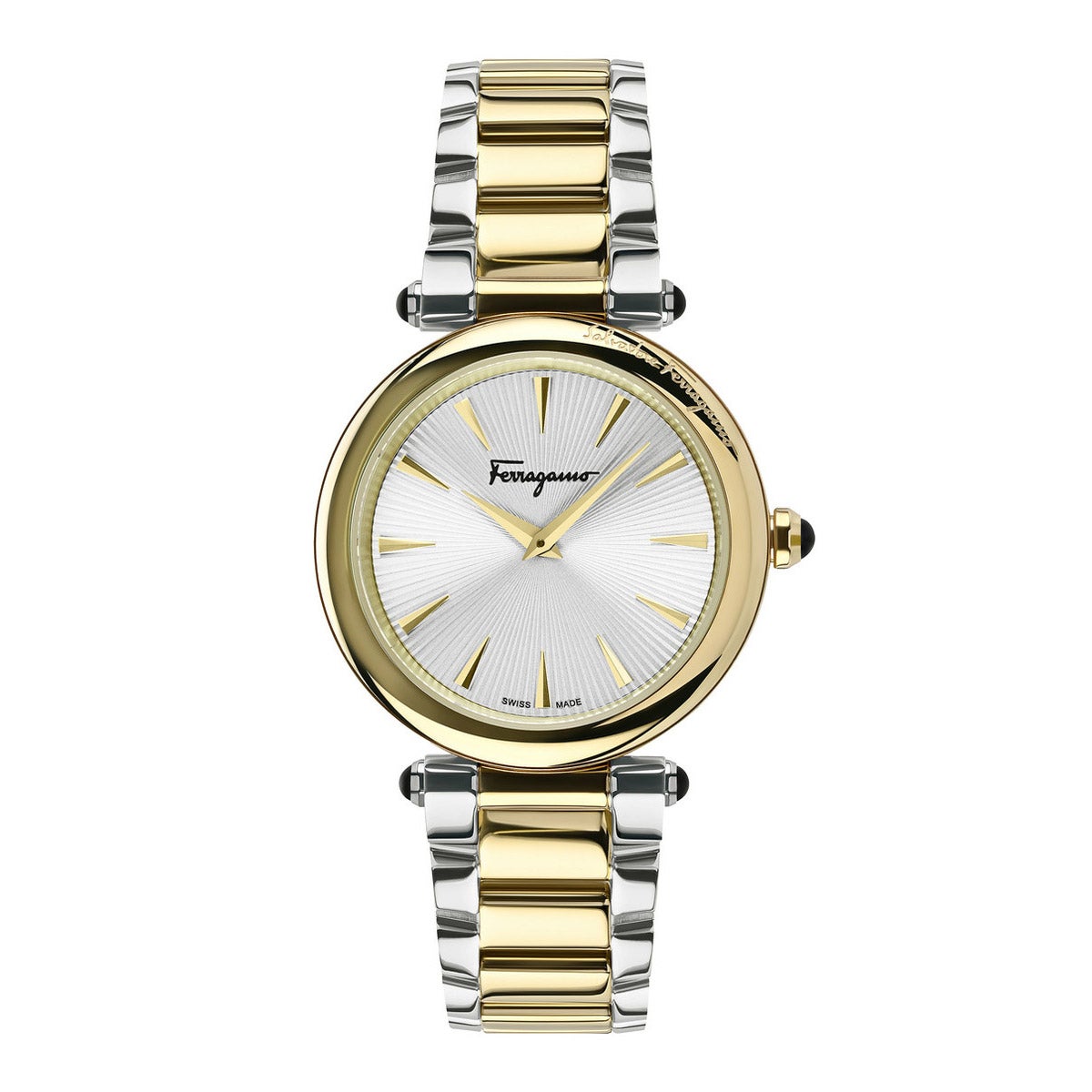 FERRAGAMO IDILLIO TWO-TONE STAINLESS QUARTZ LADIES WATCH