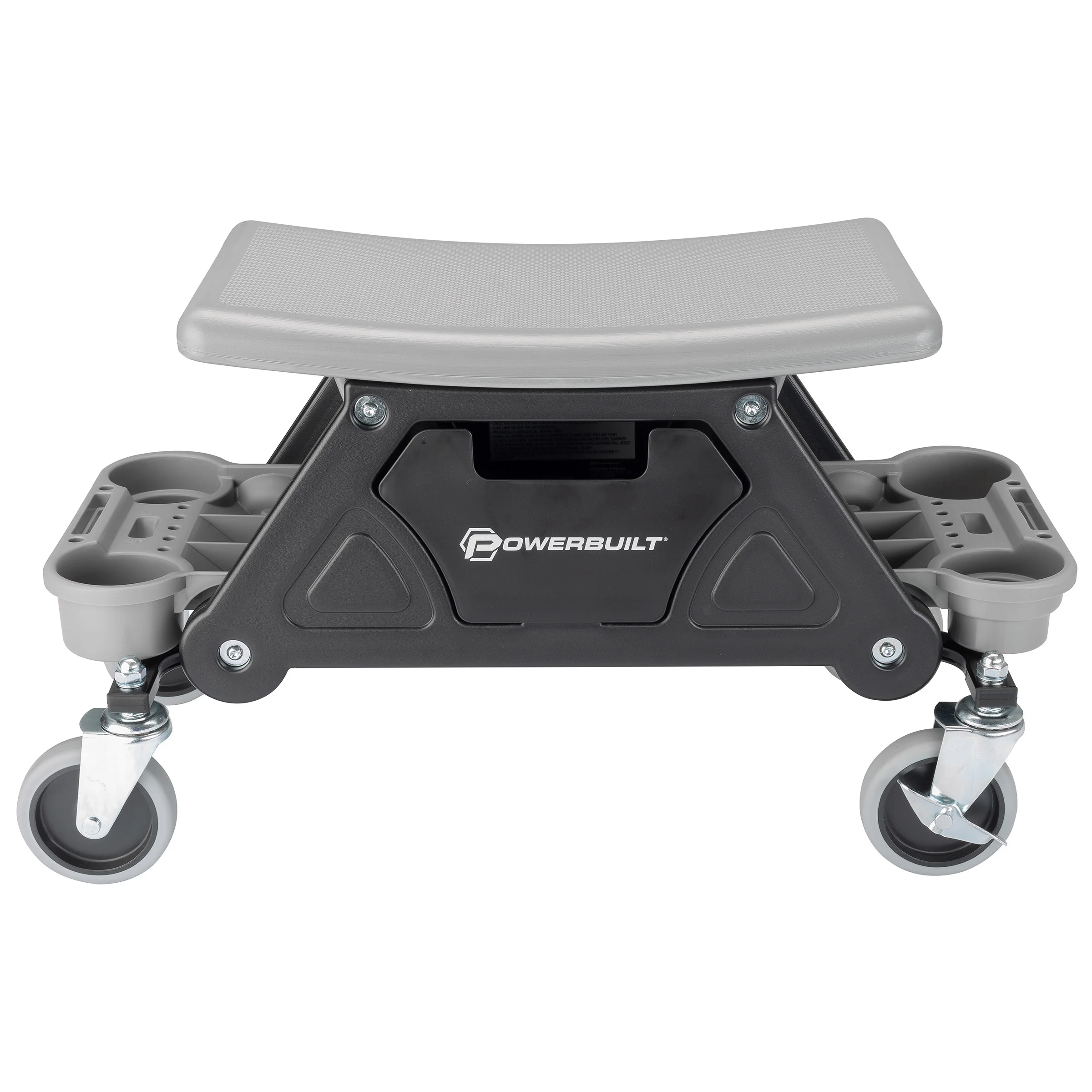 POWERBUILT HEAVY DUTY ROLLING SEAT WITH ORGANIZER
