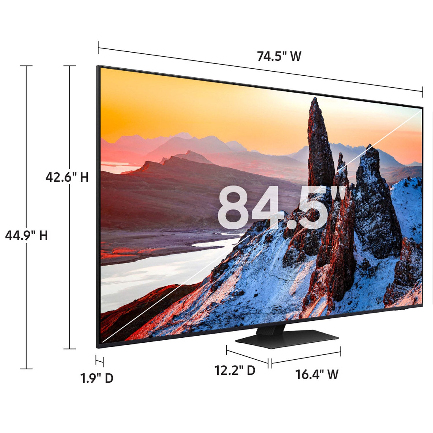 SAMSUNG 85QN85D 85¨ CLASS (84.5¨ DIAG) 4K NEO QLED LCD TV - Thumbnail 7