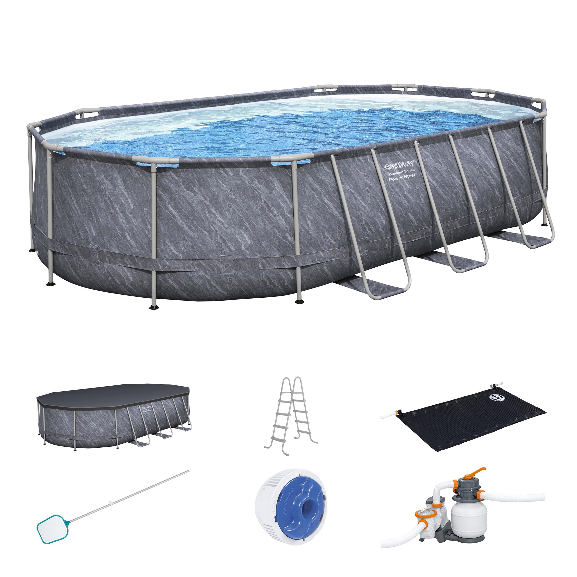 BESTWAY POWER STEEL POOL 20' SET - Thumbnail 3