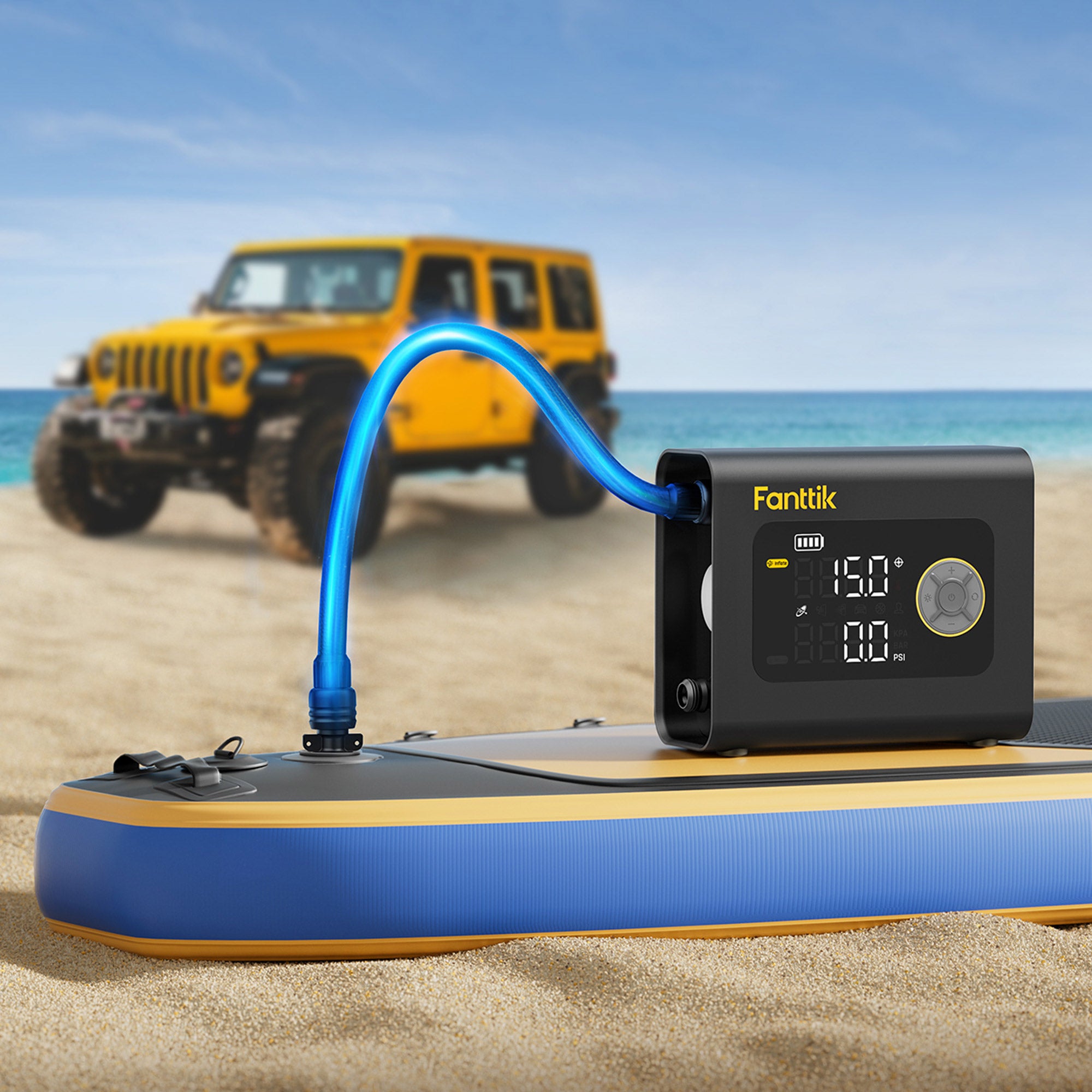 FANTIK S300 CROSS 4X INFLATOR LIGHT AND POWER BANK - Thumbnail 2