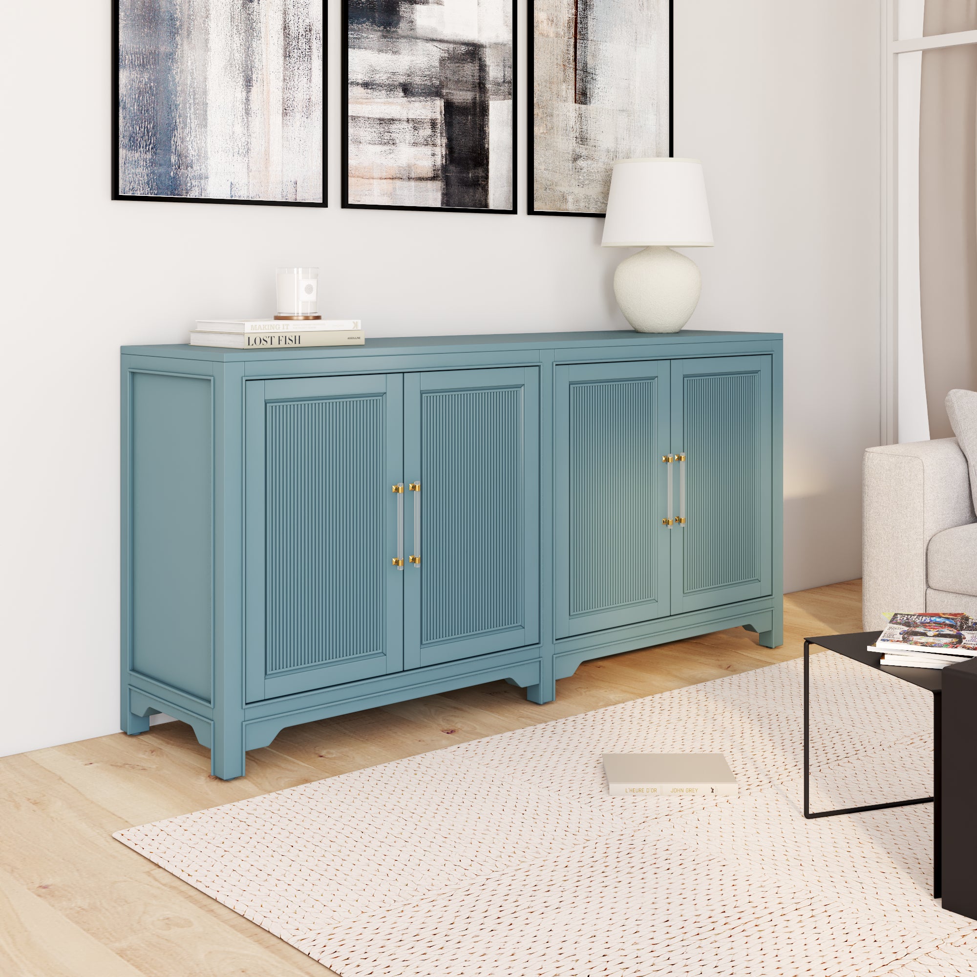BAYSIDE FURNISHINGS KEELEY 72¨ ACCENT CABINET - Thumbnail 6