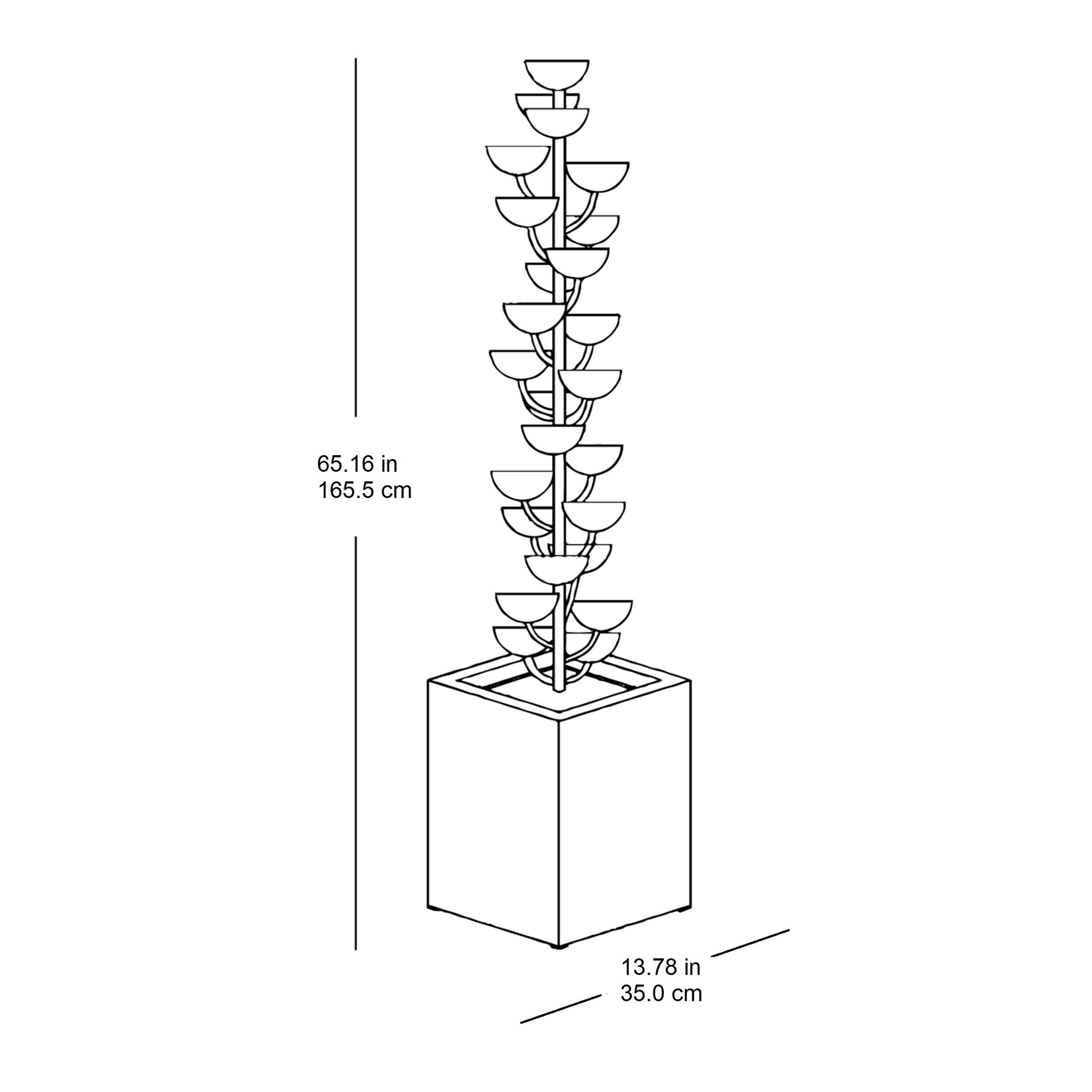 BOND BLOOMINGTON CASCADING CUP FOUNTAIN - Thumbnail 9