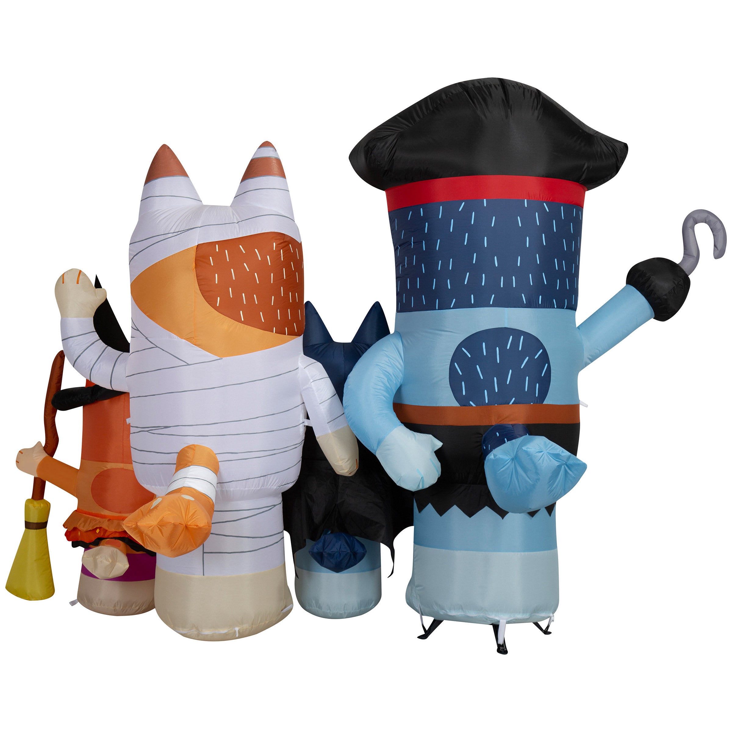 6.5' X 8' BLUEY FAMILY HALLOWEEN INFLATABLE - Thumbnail 4