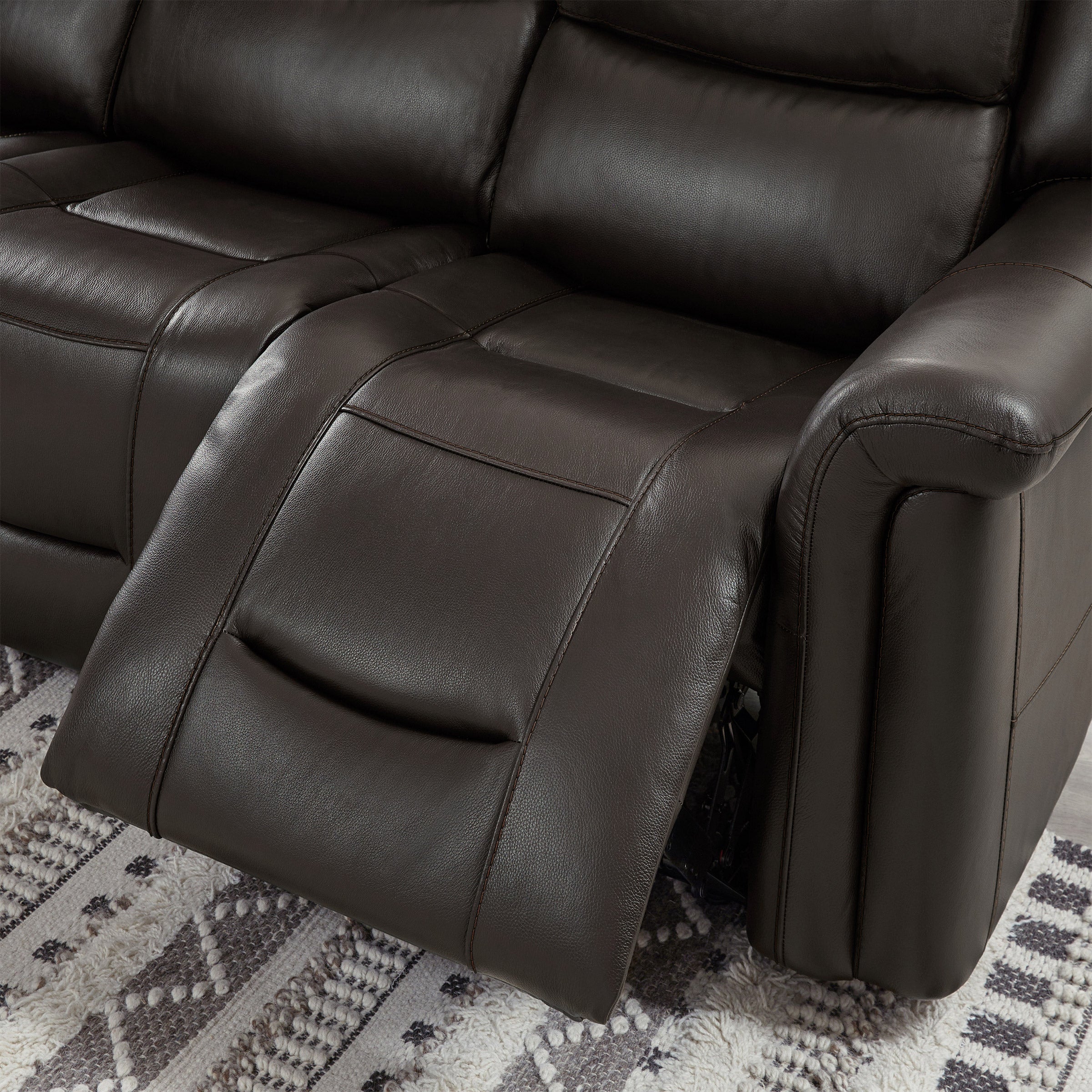 GILMAN CREEK ALBA LEATHER POWER SOFA - Thumbnail 5