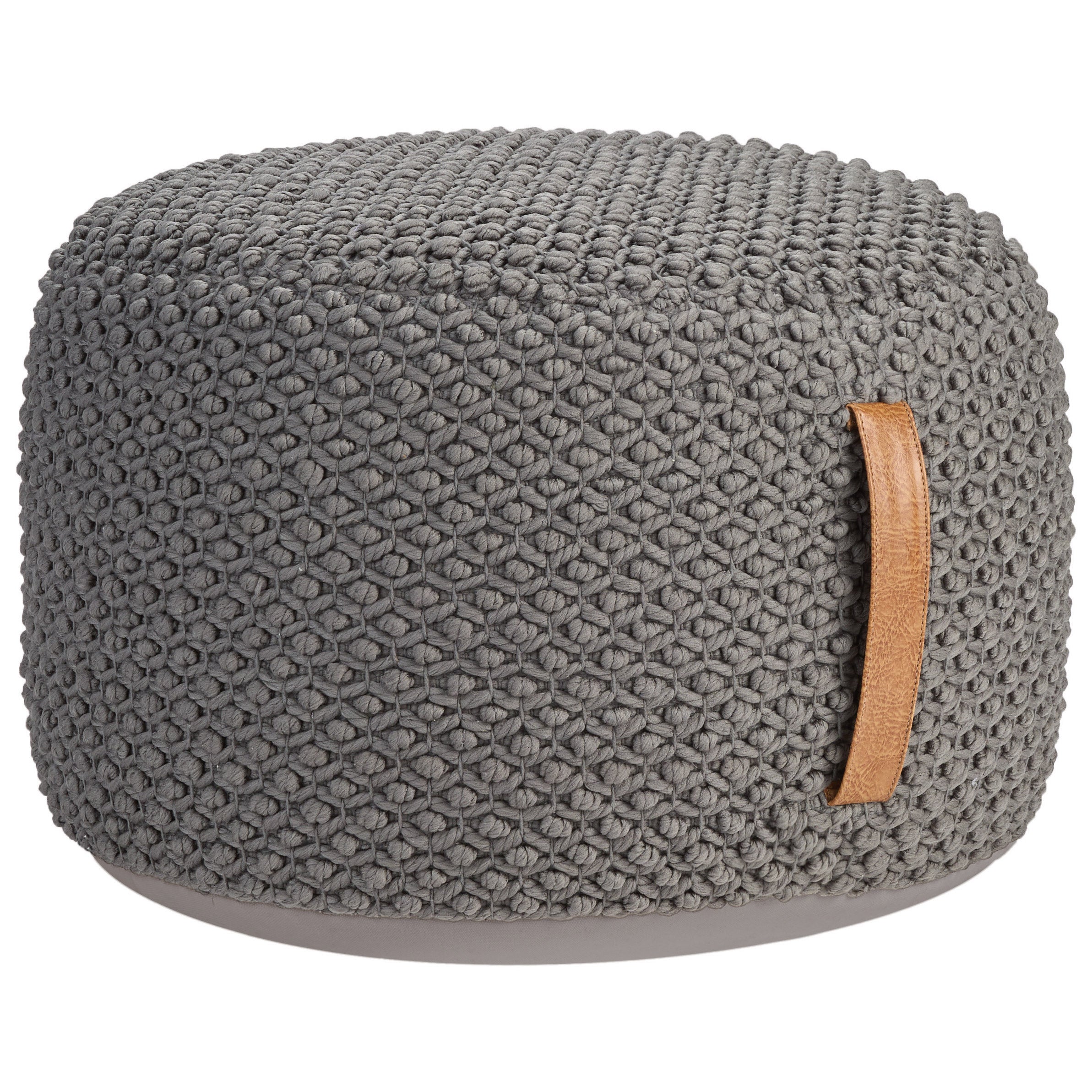 WOVEN LOOP COTTON POUF - Thumbnail 5