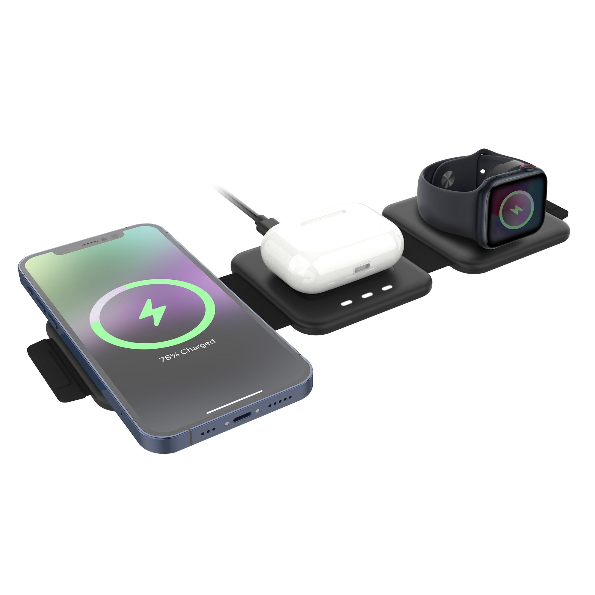 MYCHARGE 3-IN-1 WIRELESS CHARGING PAD - Thumbnail 2