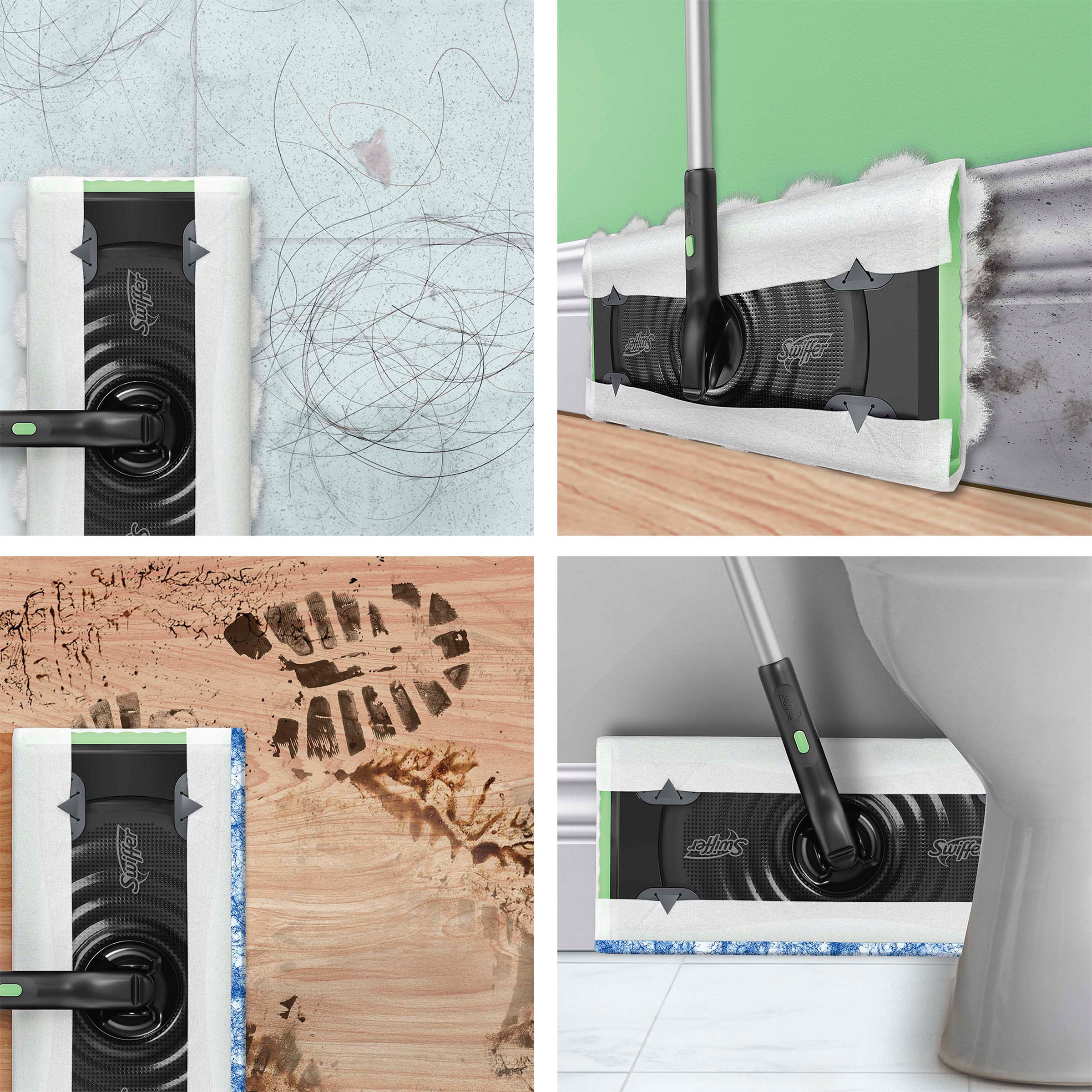 SWIFFER SWEEP & MOP 1 DEVICE + 15 WET/DRY REFILLS - Thumbnail 9