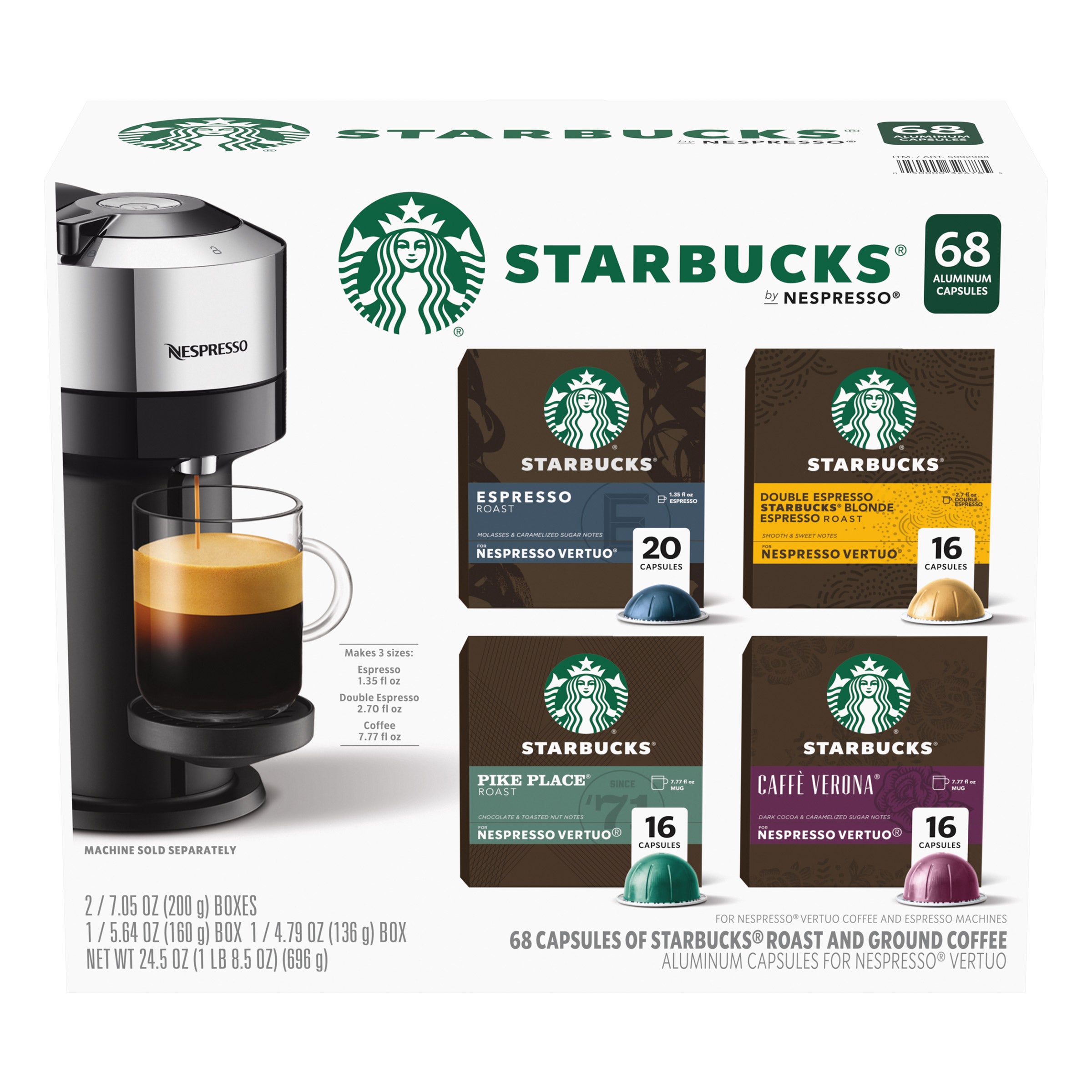 STARBUCKS BY NESPRESSO VERTUO LINE VP 68CT - Thumbnail 8