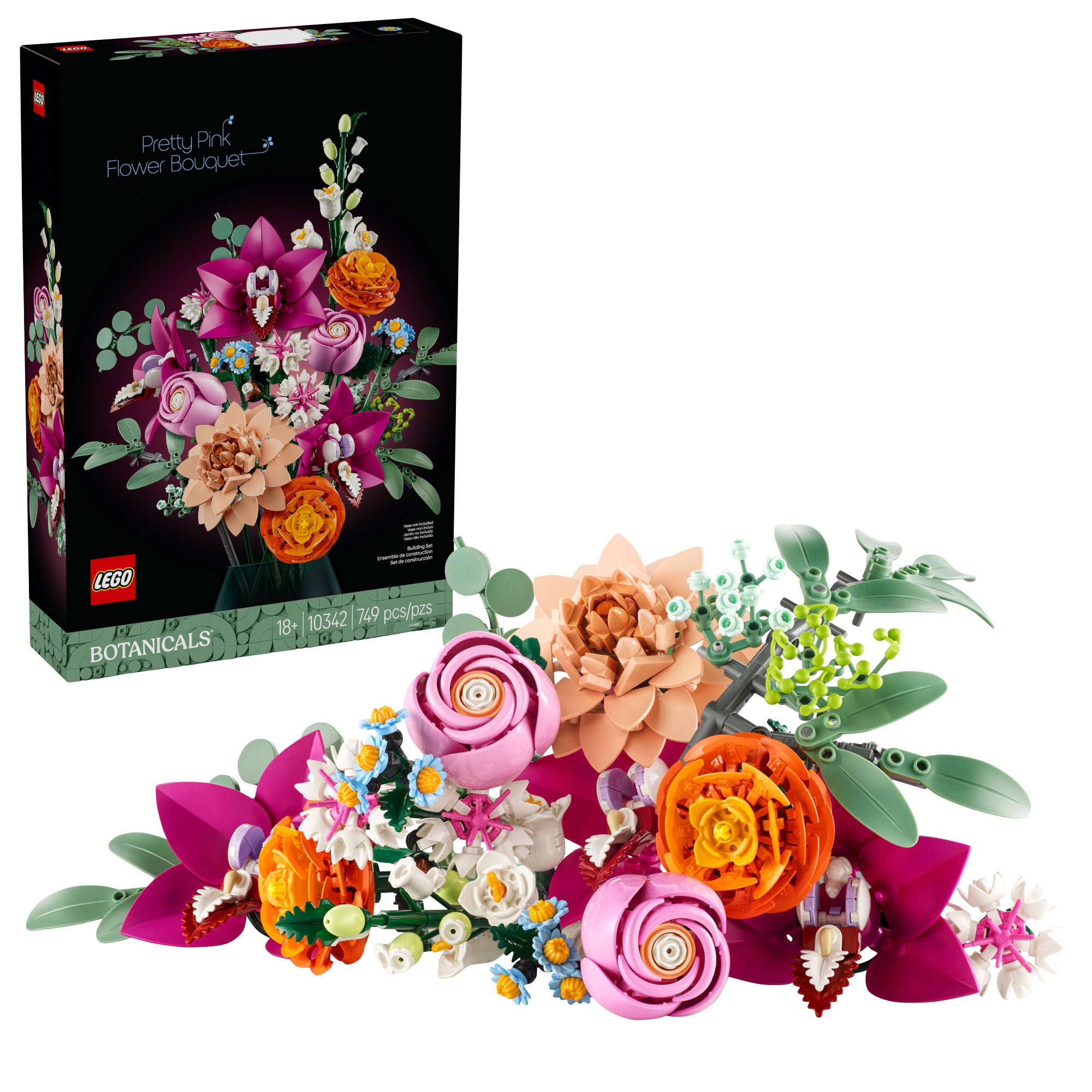 LEGO PRETTY PINK FLOWER BOUQUET - Thumbnail 3